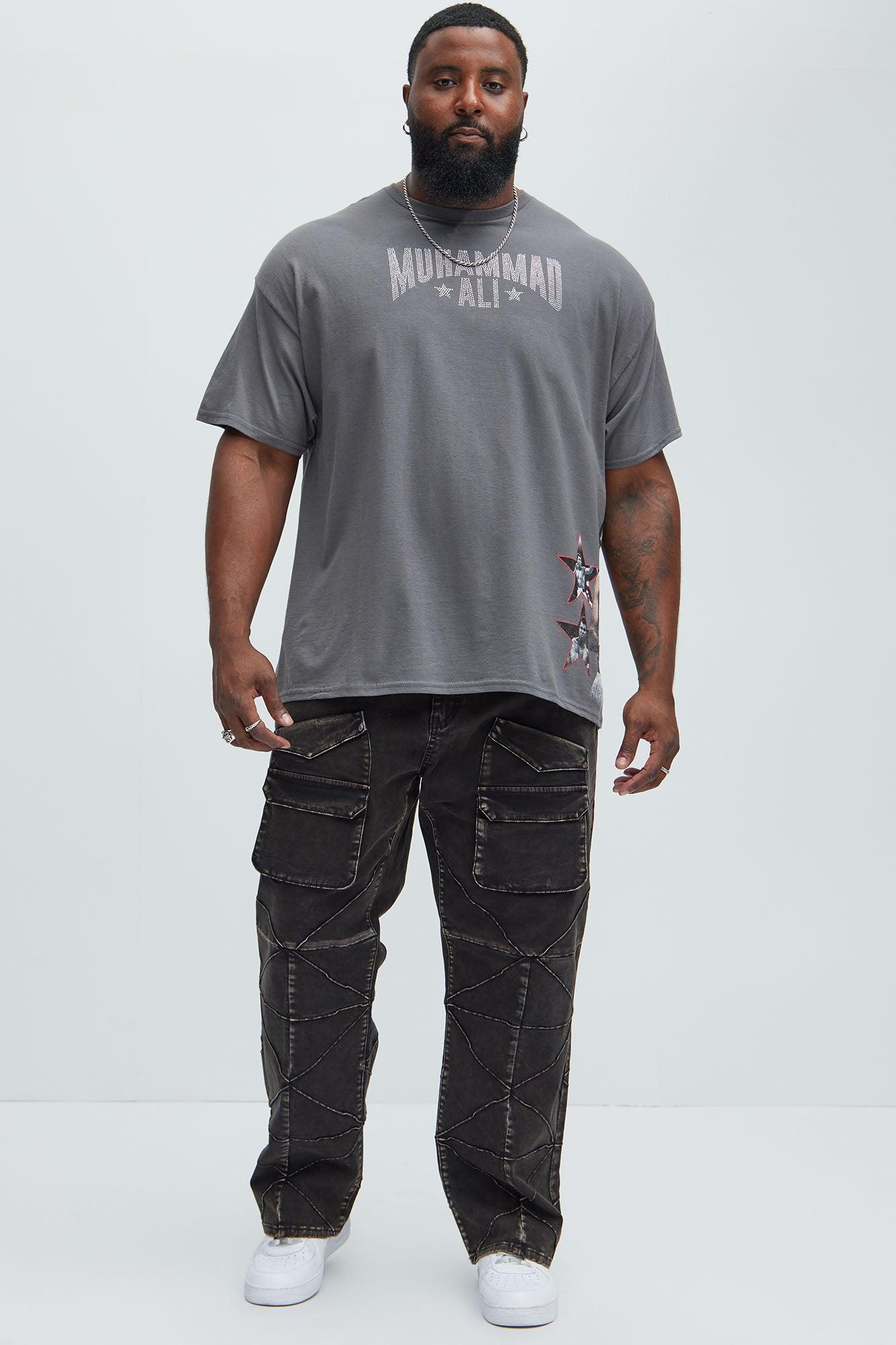 Muhammad Ali The King Short Sleeve Tee - Charcoal Product Image