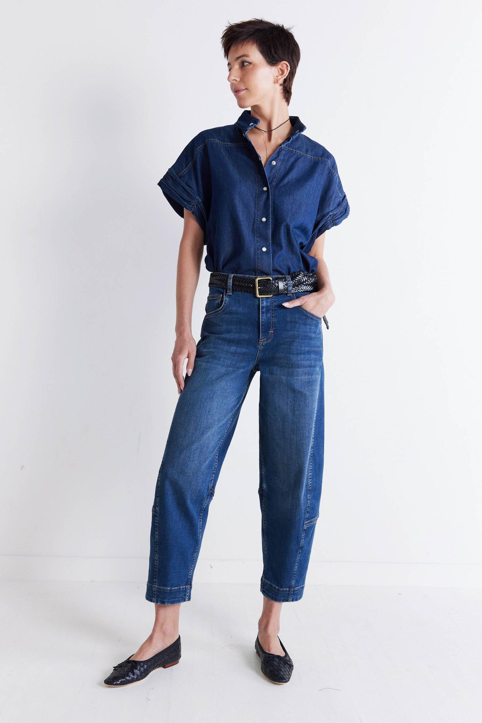 Always Chic Denim Blouse Product Image