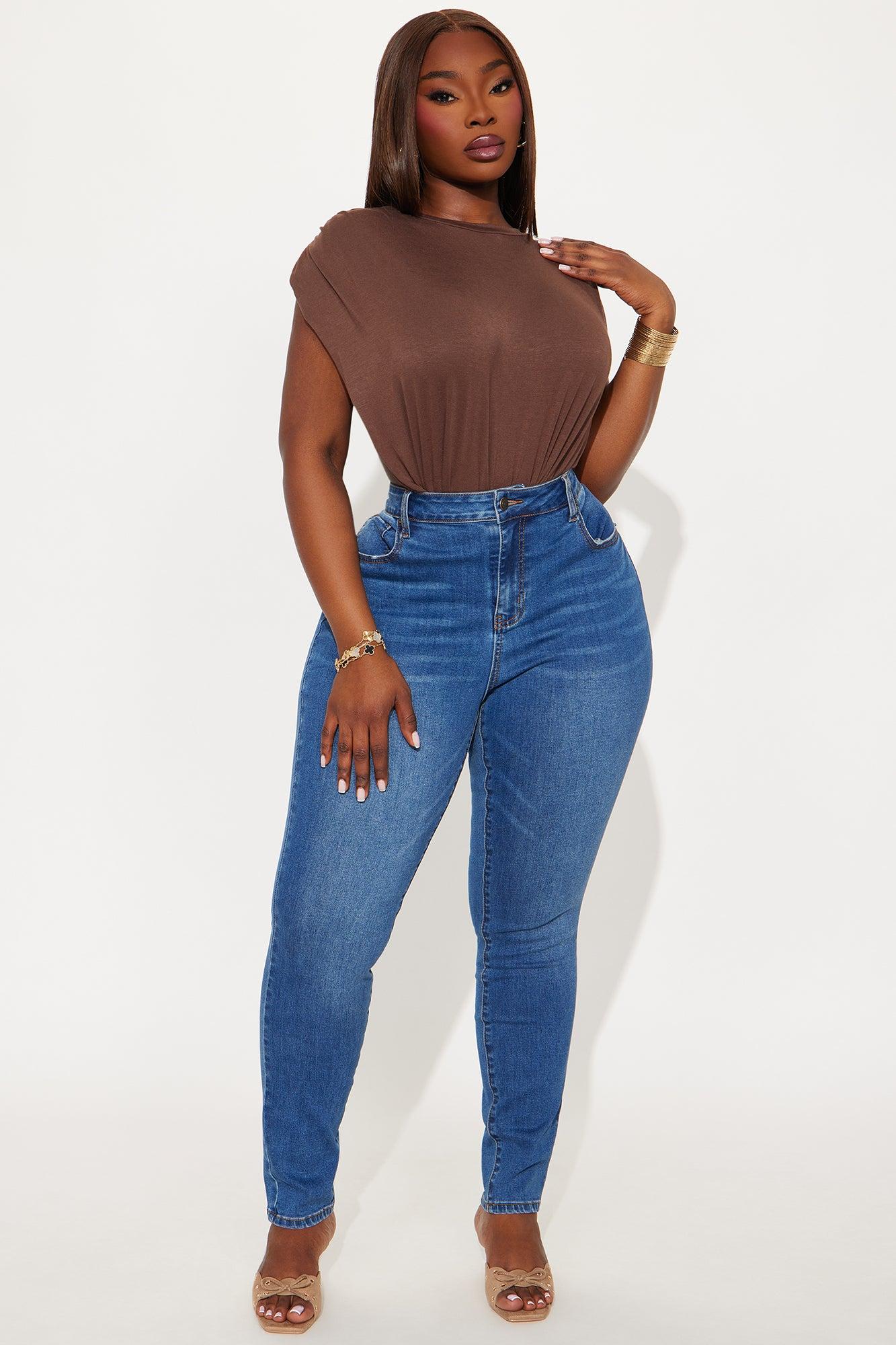 Tall Top Of The Line Stretch Skinny Jeans - Medium Wash Female Product Image