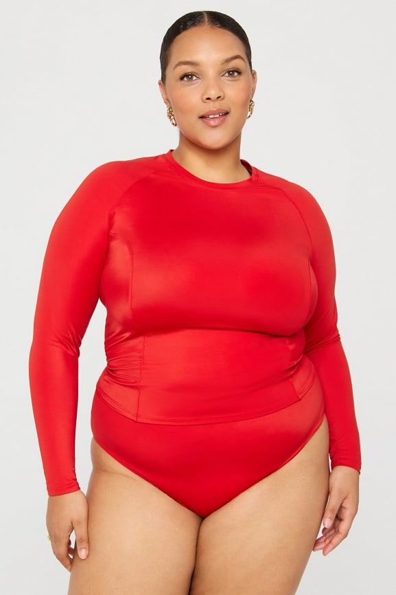 Long Sleeve Rashguard Swim Top Product Image
