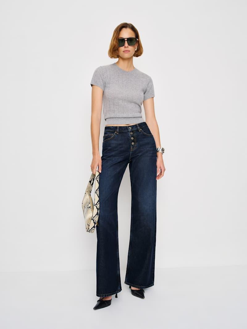 Cary Low Rise Slouchy Wide Leg Jeans Product Image