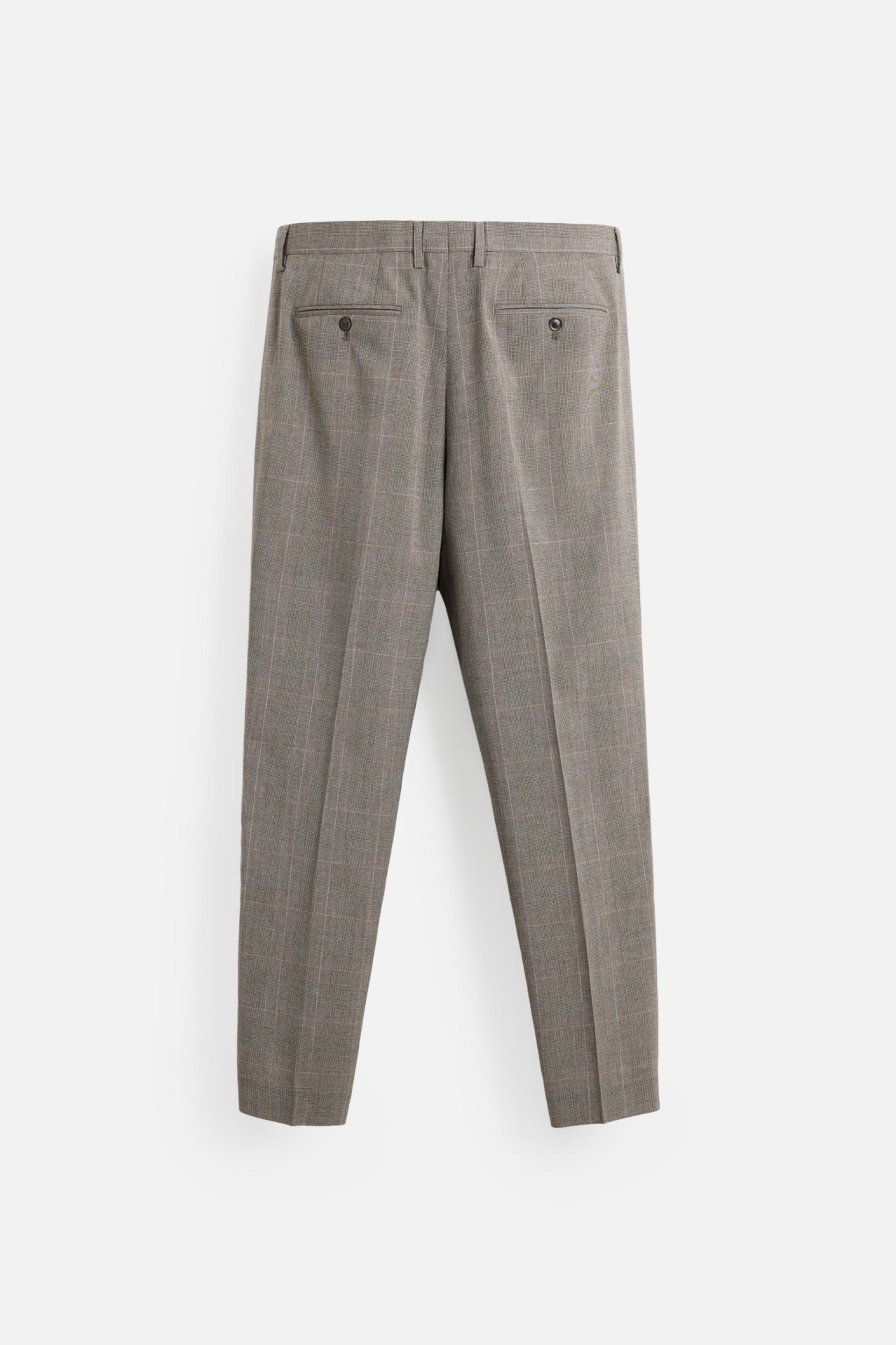 PLAID SUIT PANTS Product Image