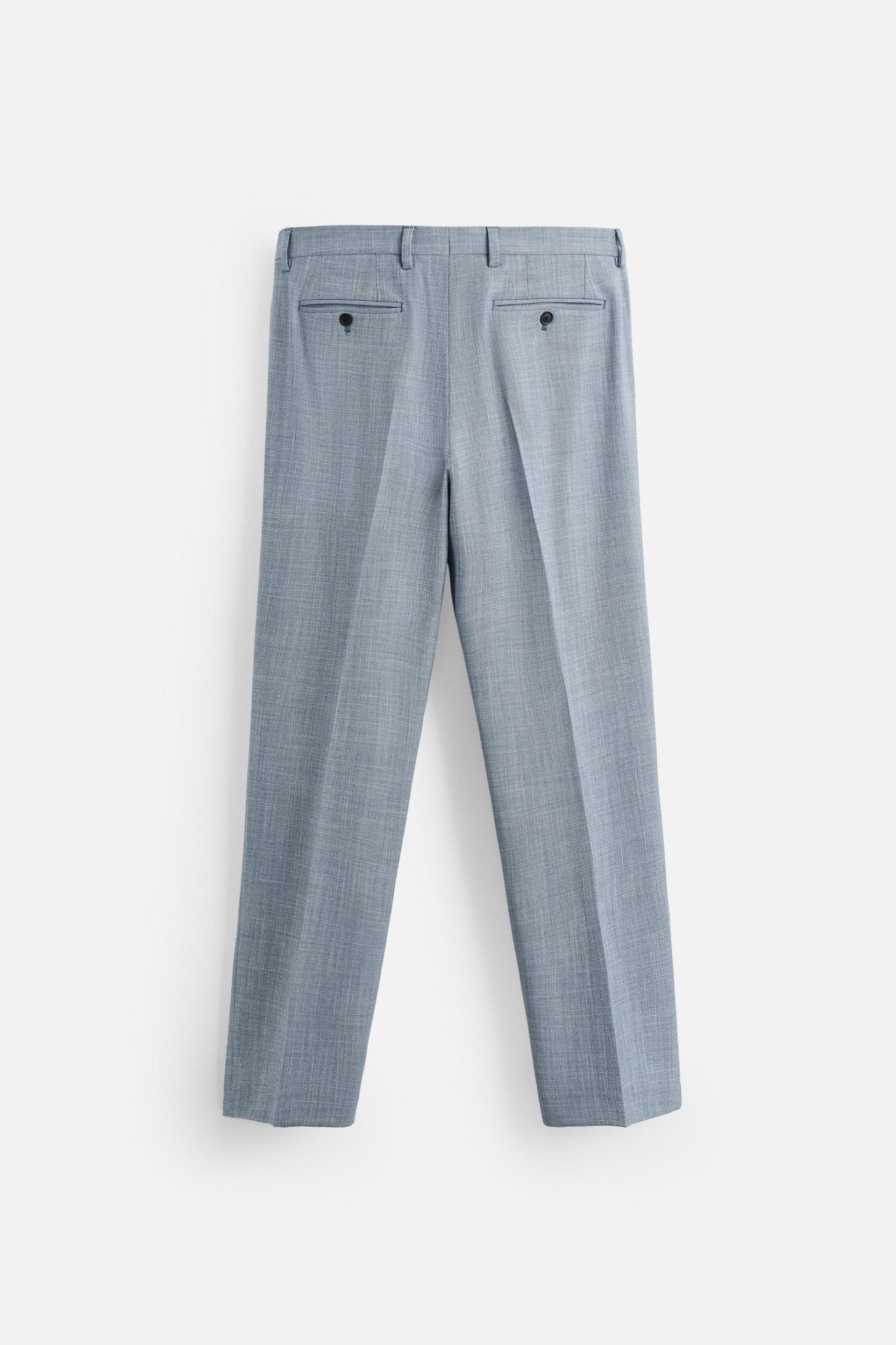 TEXTURED SUIT PANTS Product Image