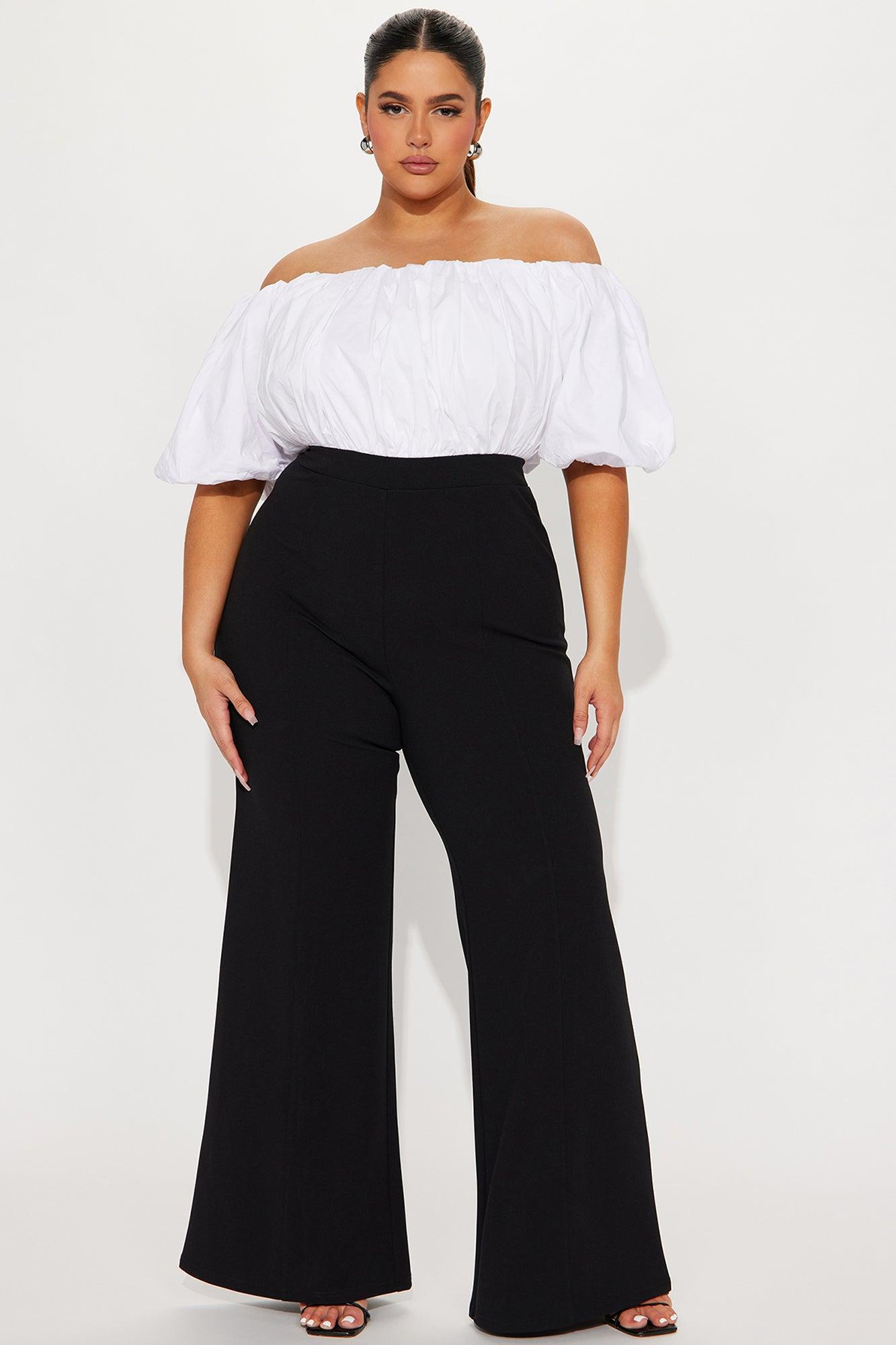 Too Sophisticated Jumpsuit - Black/White Product Image
