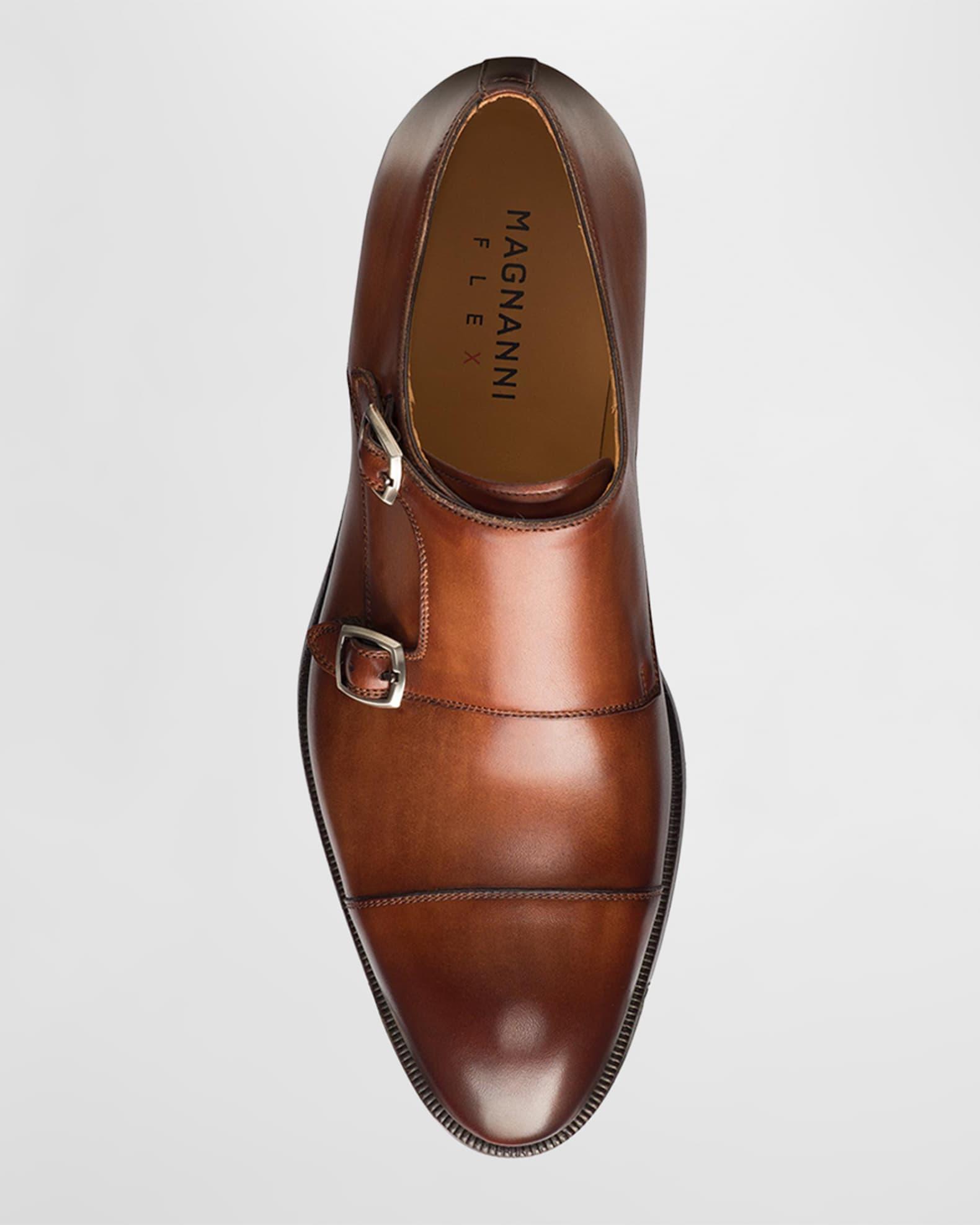 Men's Harris Leather Double Monk Strap Loafers Product Image