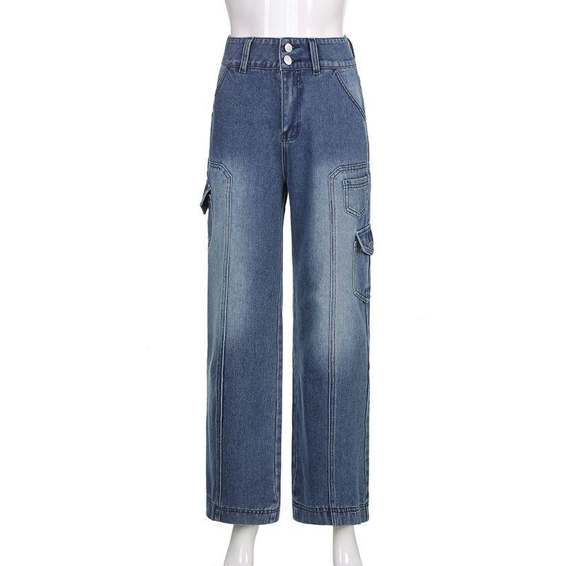 Mid-Rise Wide-Leg Jeans Product Image