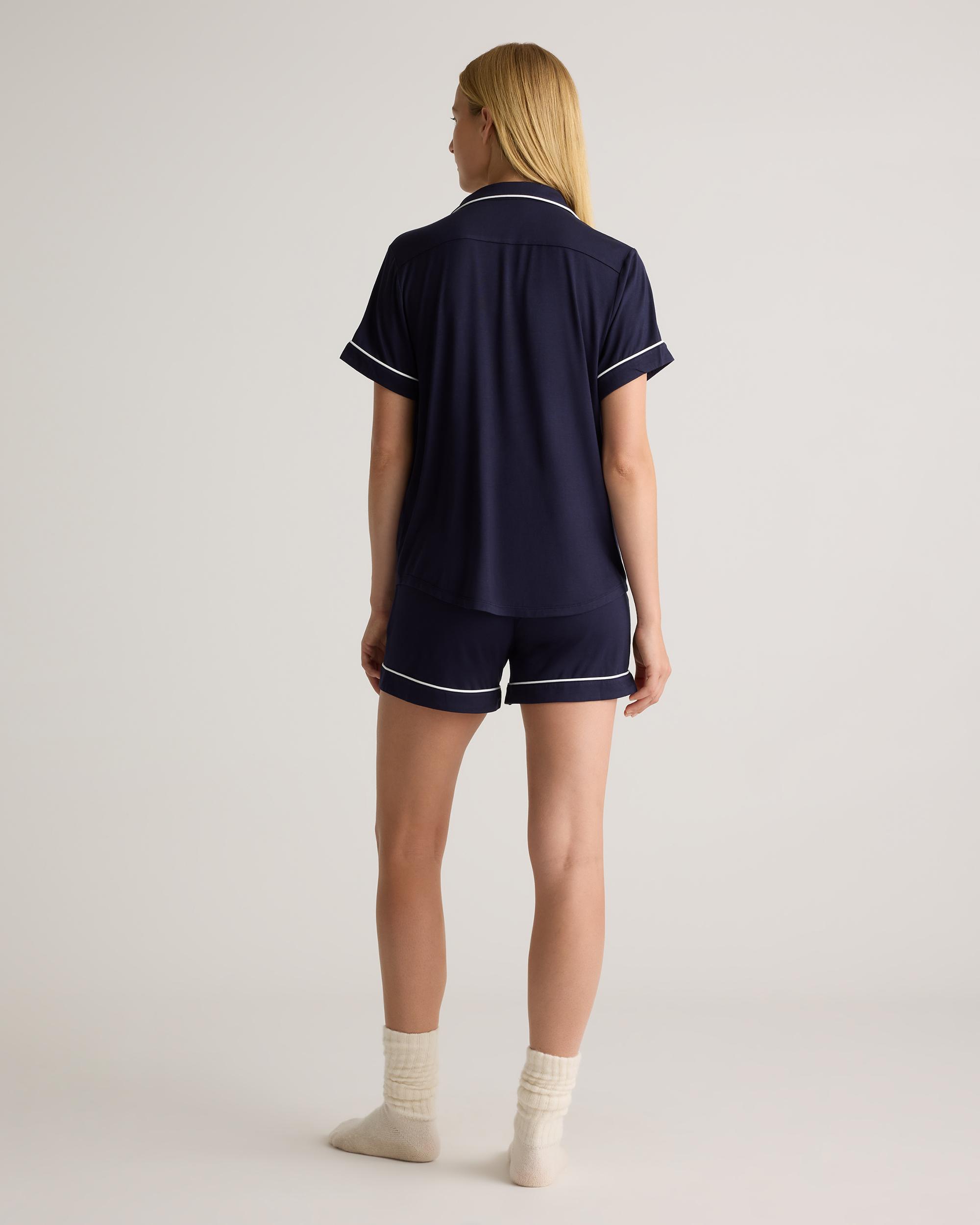 Quince | Women's Bamboo Jersey Short Sleeve Pajama Set Product Image