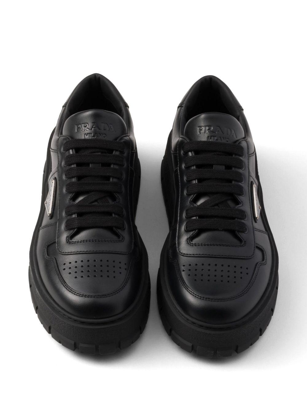 leather sneakers Product Image