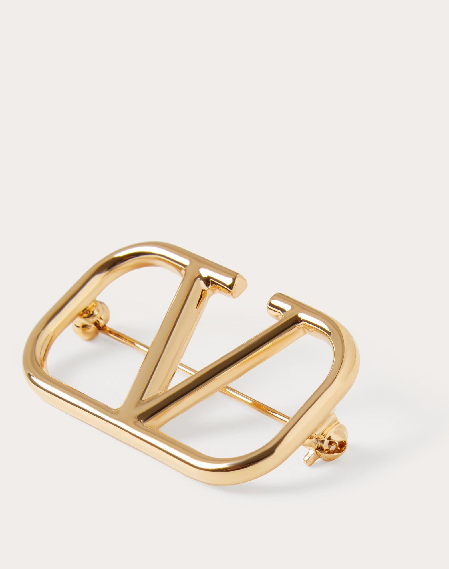 Vlogo Signature Metal Brooch Product Image