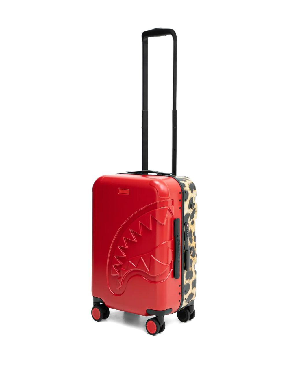 shark teeth-motif hard-shell suitcase Product Image
