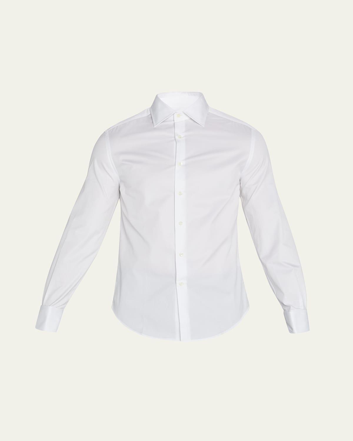 Mens French-Cuff Tuxedo Dress Shirt Product Image