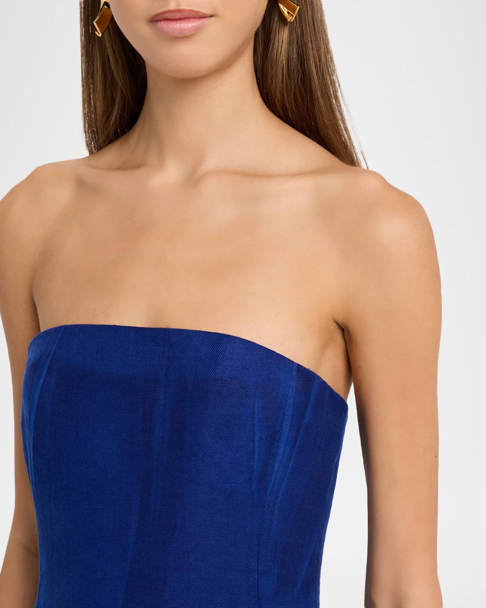 Alessia Strapless Tie-Dye Dress Product Image