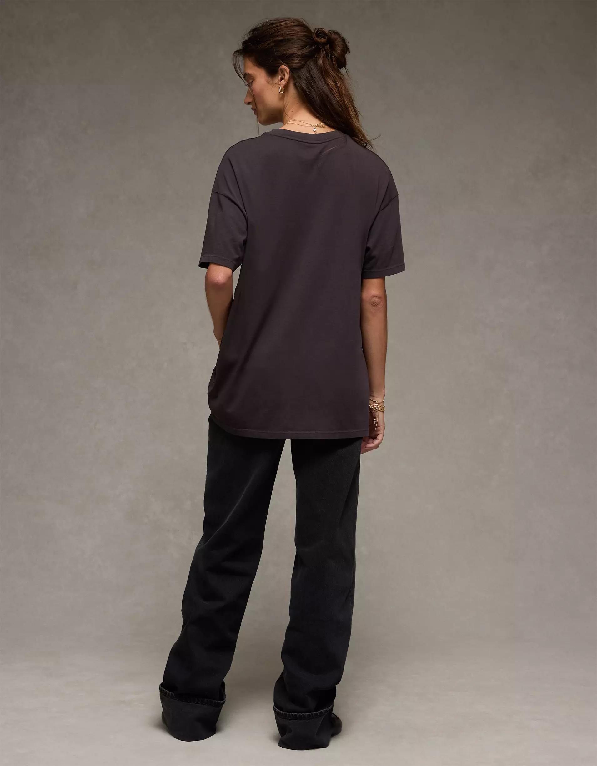 AE Oversized Halloween Graphic T-Shirt Product Image