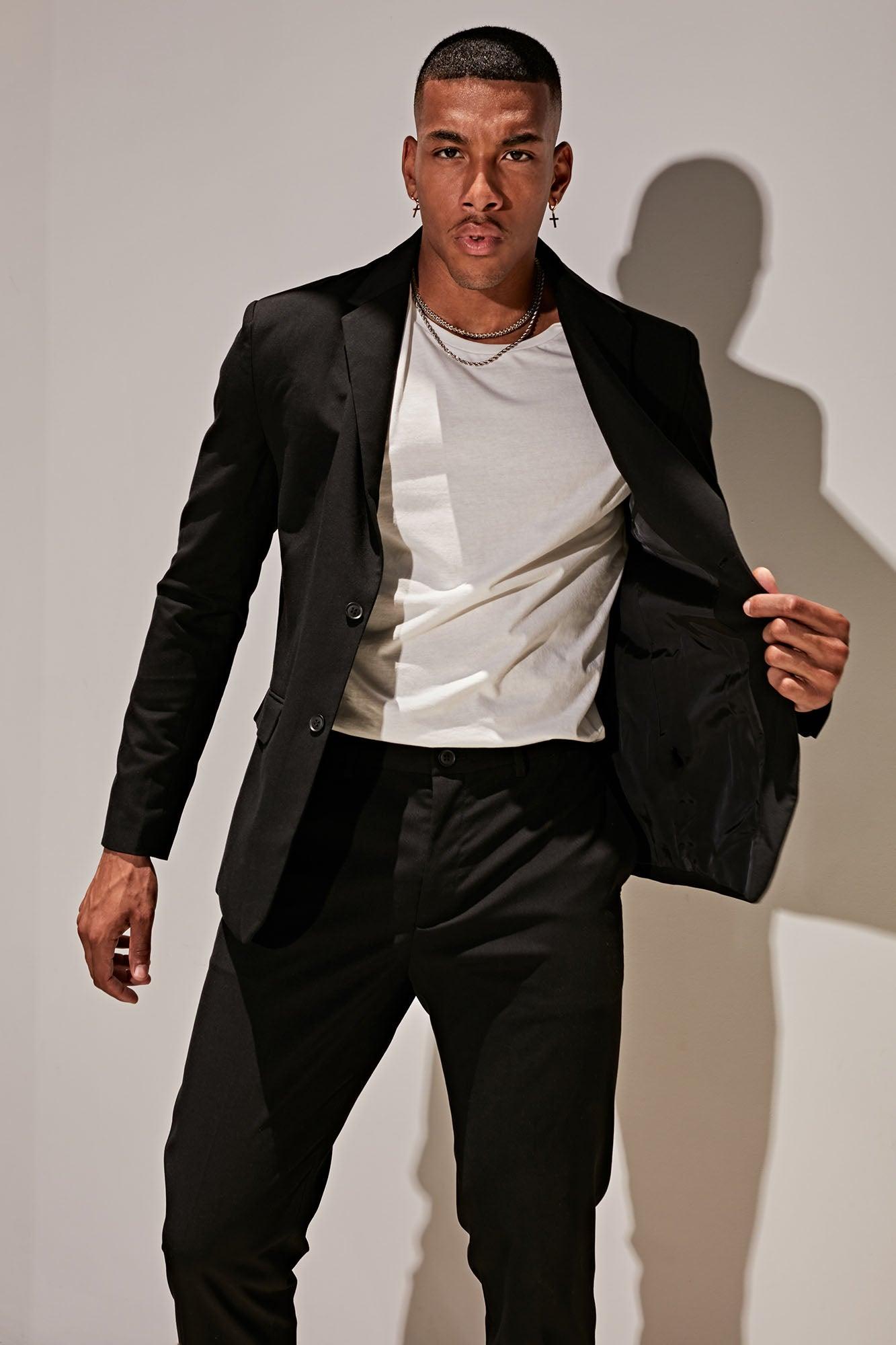The Modern Stretch Suit Jacket - Black Product Image