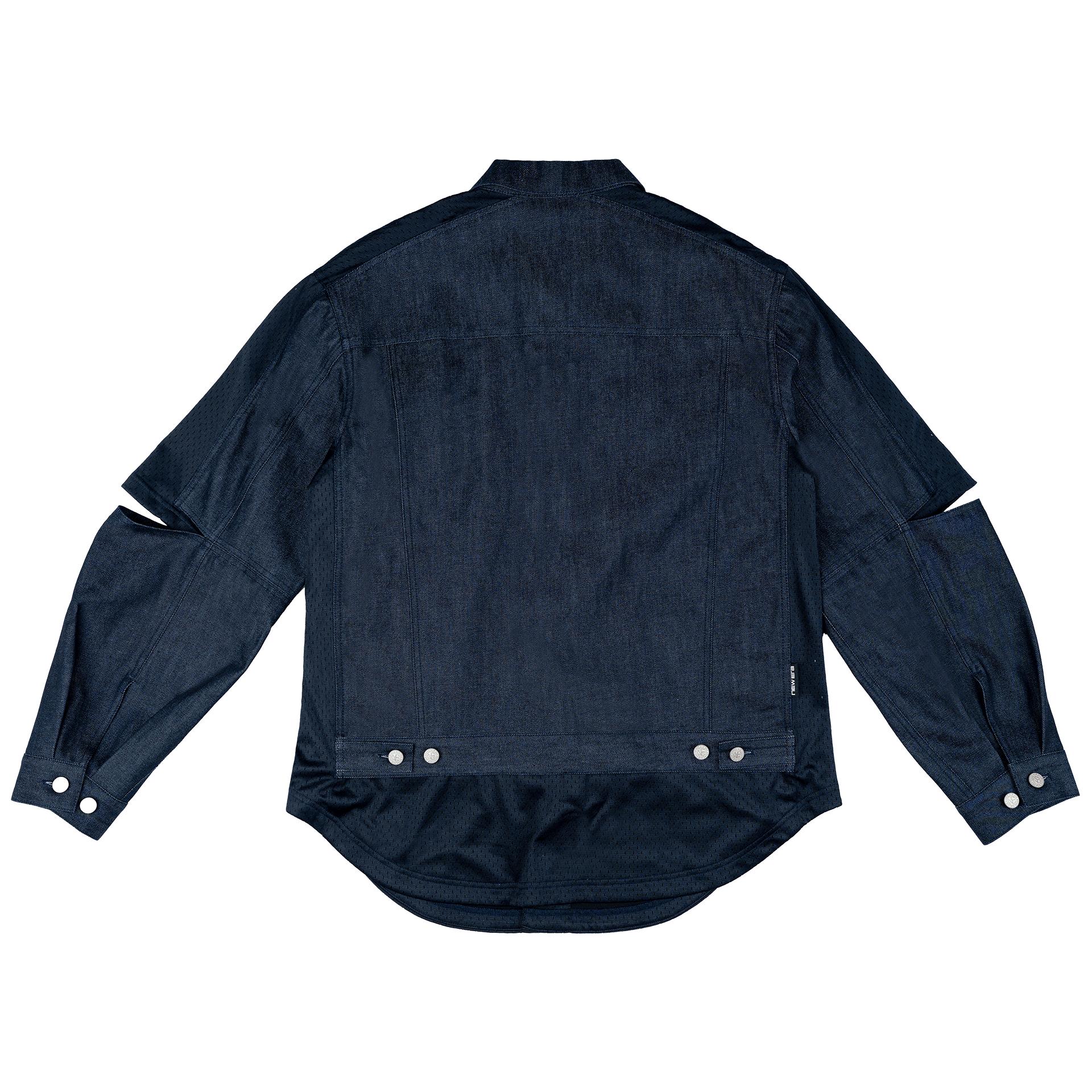New Era Branded Mutation Navy Denim Jacket Male Product Image