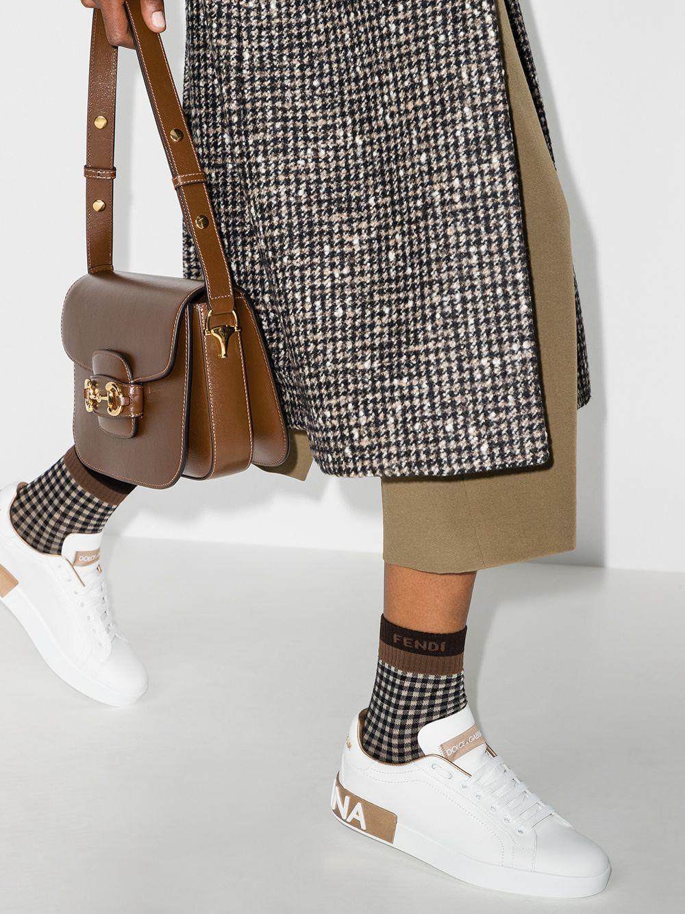 Portofino leather sneakers Product Image