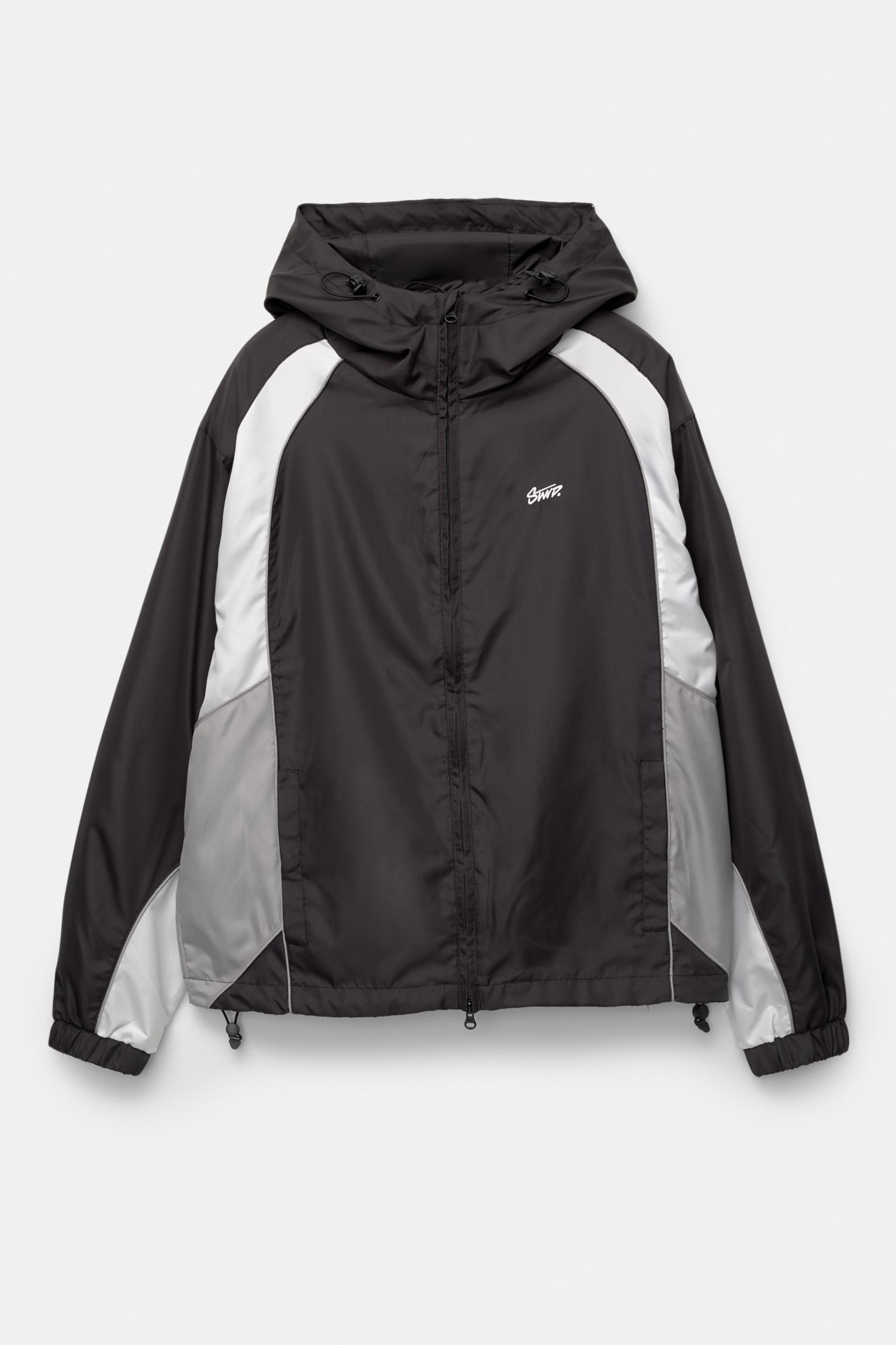 STWD color block raincoat Product Image