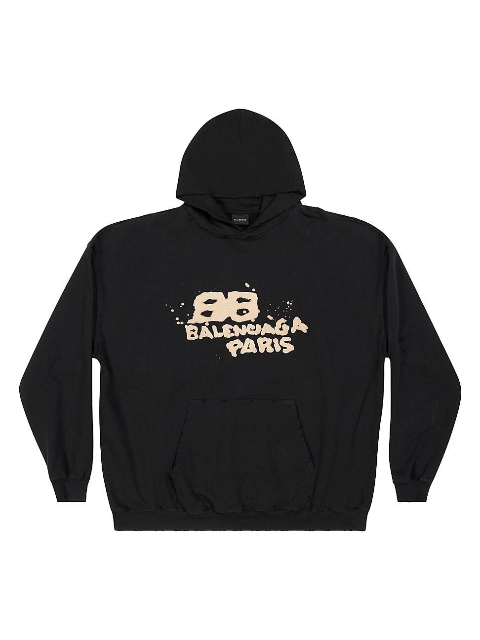 Mens Hand Drawn BB Icon Hoodie Large Fit Product Image