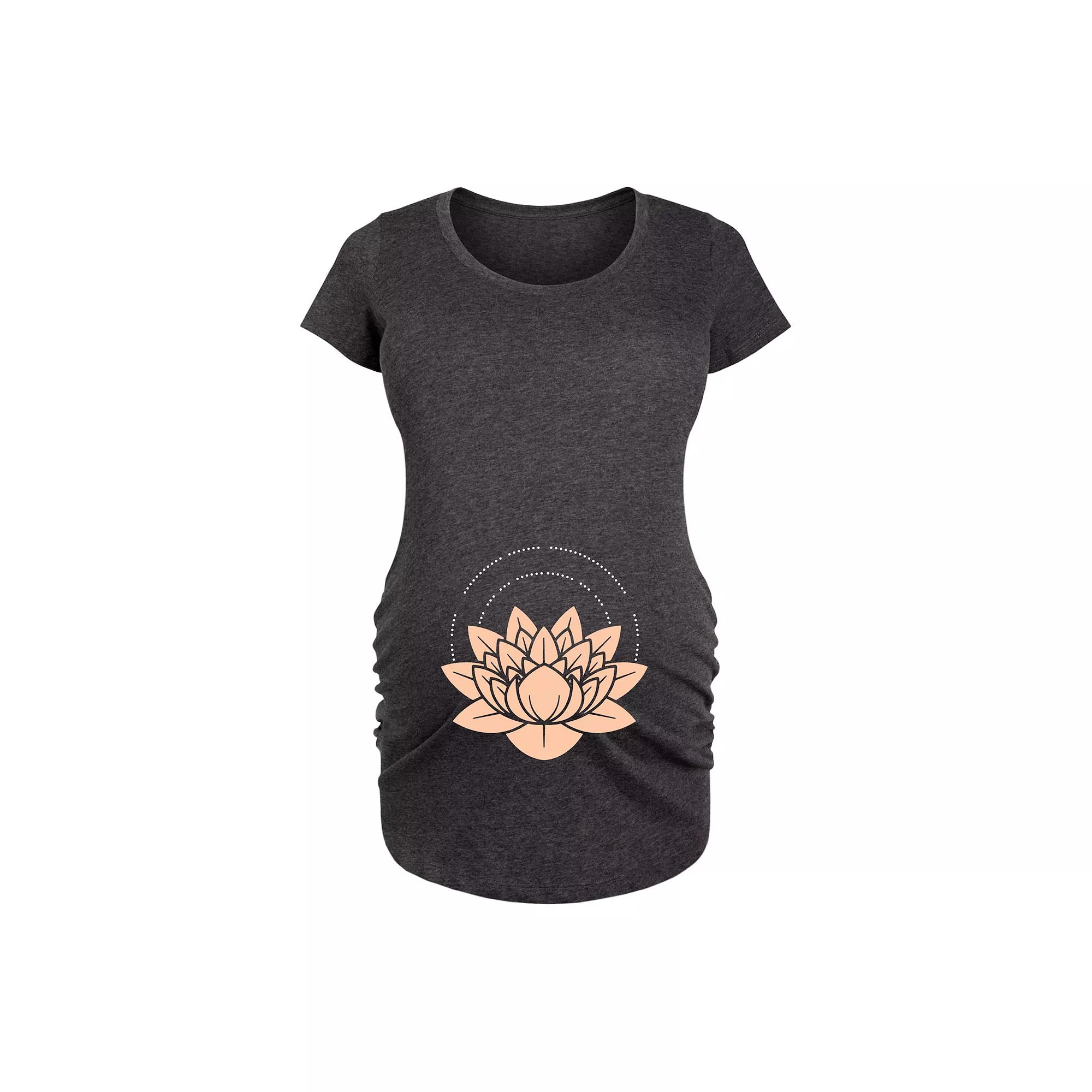Maternity Lotus Graphic Tee, Women's,  Product Image