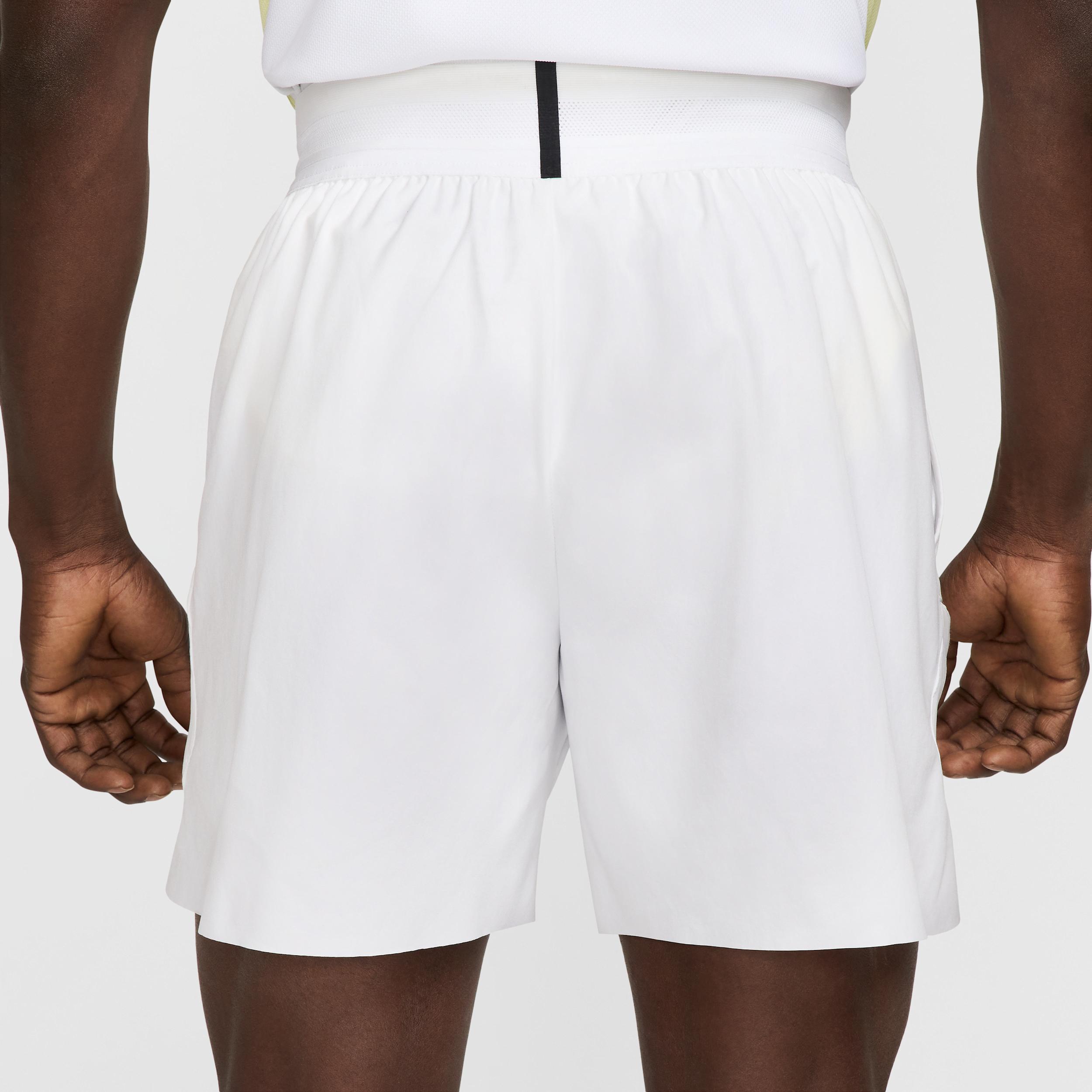 Nike Mens Court Slam Dri-FIT Tennis Shorts | FZ6947-100 Product Image