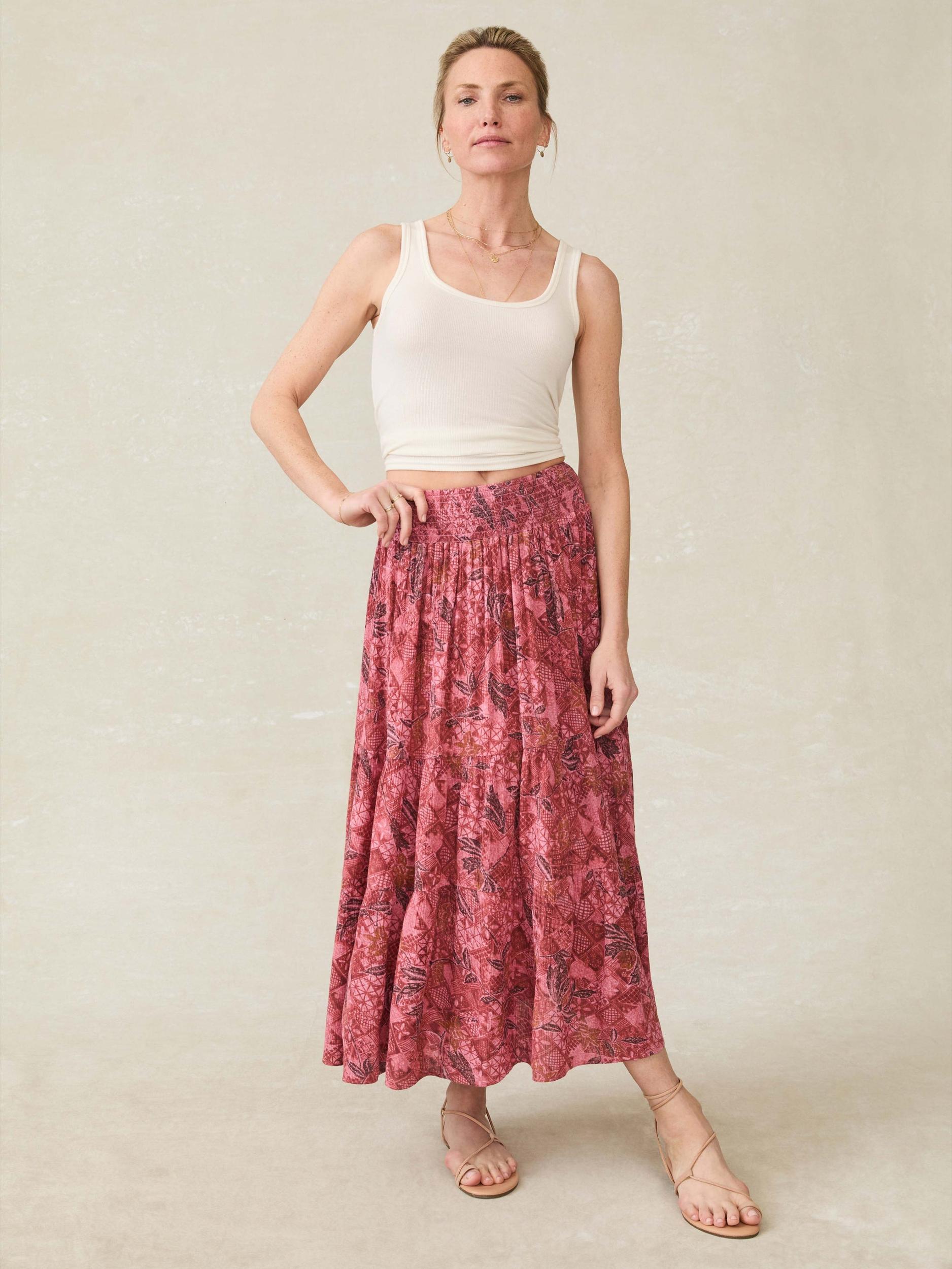 Woodstock Skirt - Island Breeze Floral Product Image