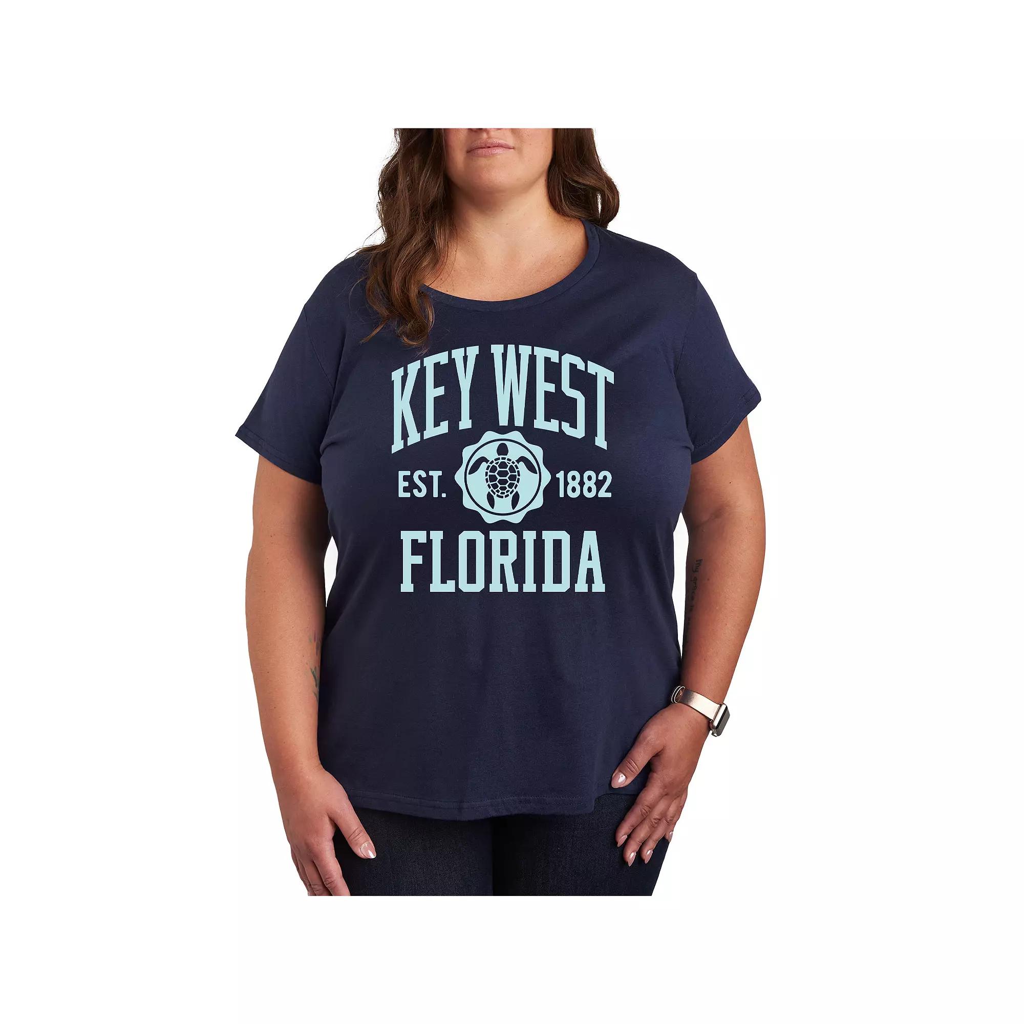 Plus Key West Athletic Graphic Tee, Women's,  Product Image