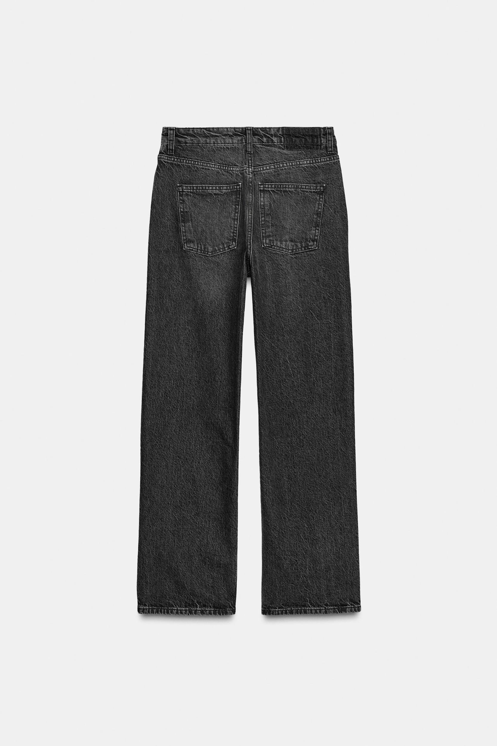 Z1975 HIGH WAIST LOOSE STRAIGHT JEANS WITH SPARKLE Product Image