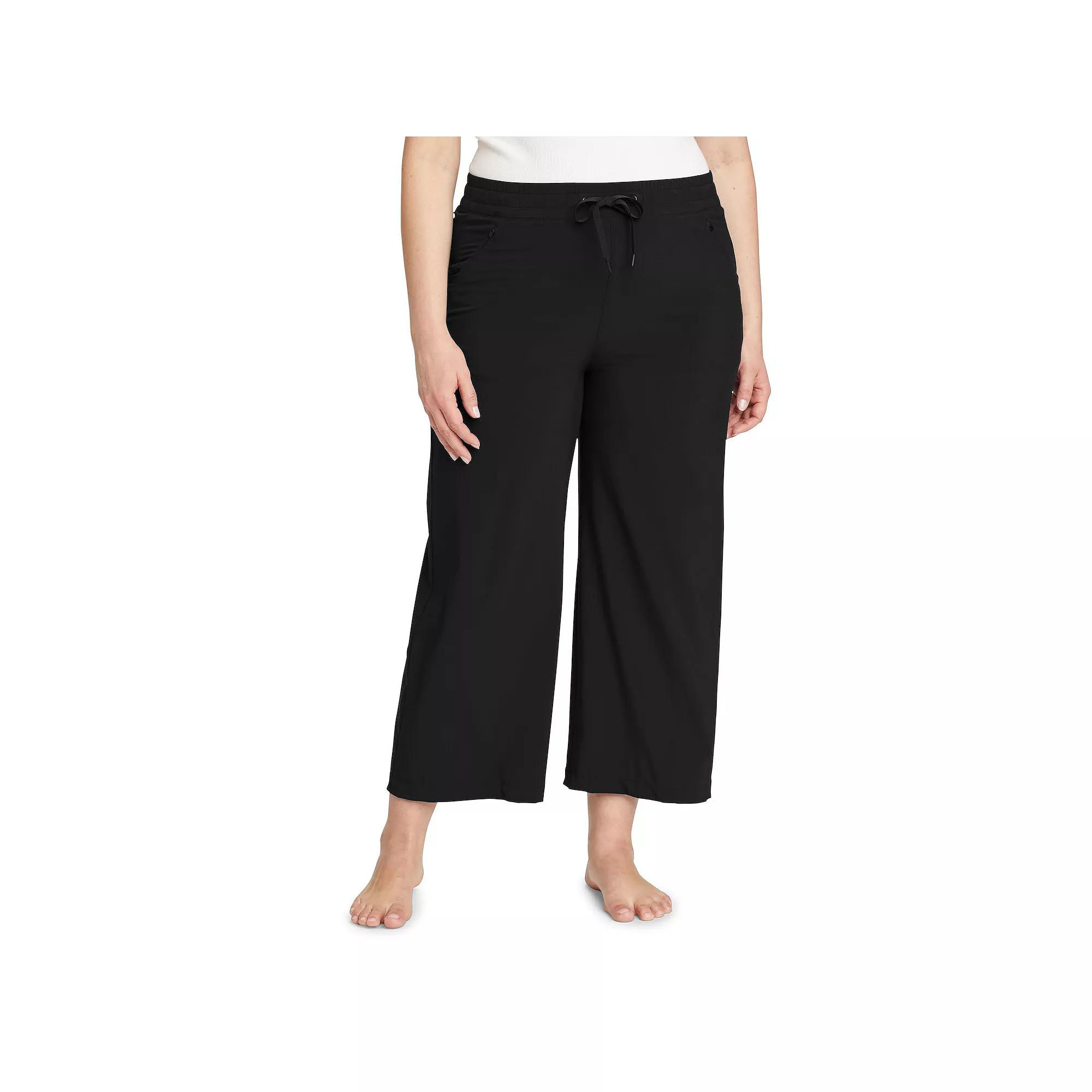 Women's Eddie Bauer Departure Wide-Leg Cropped Pants,  Product Image