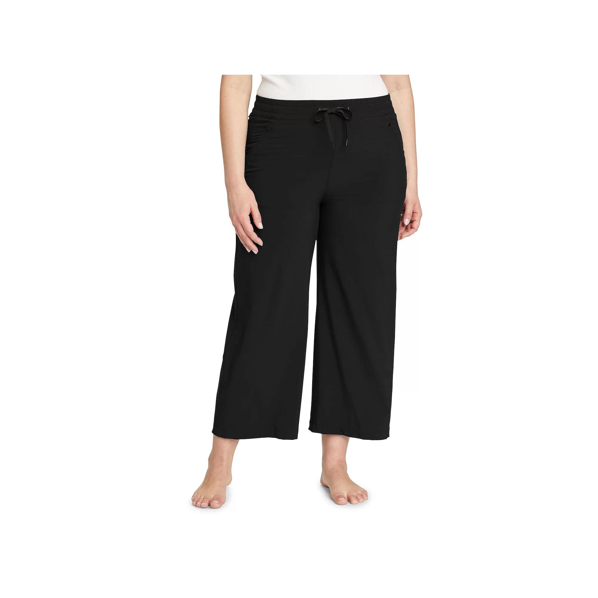 Women's Eddie Bauer Departure Wide-Leg Cropped Pants,  Product Image
