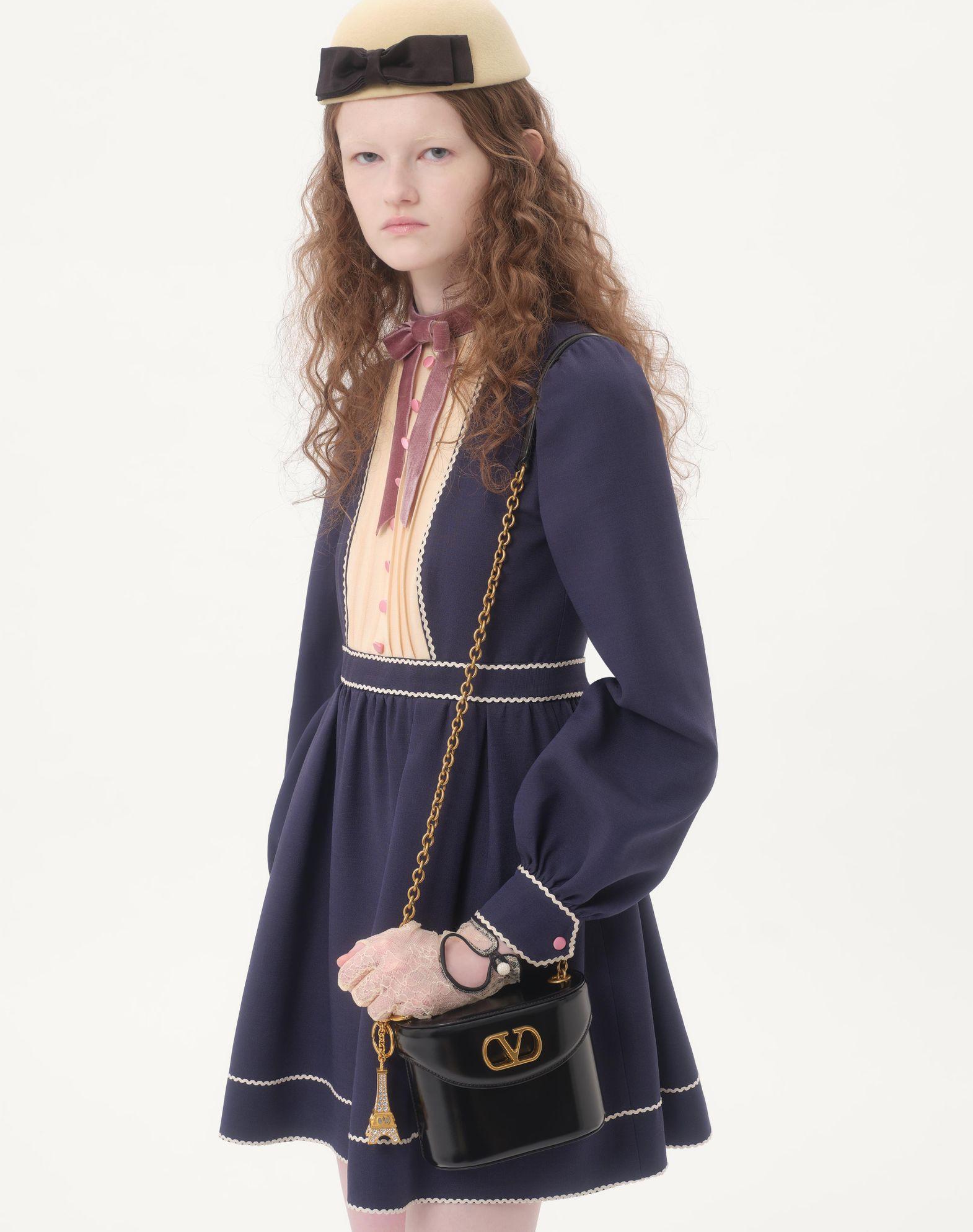 Valentino Garavani Vain Vanity Bag In Shiny Calfskin Product Image