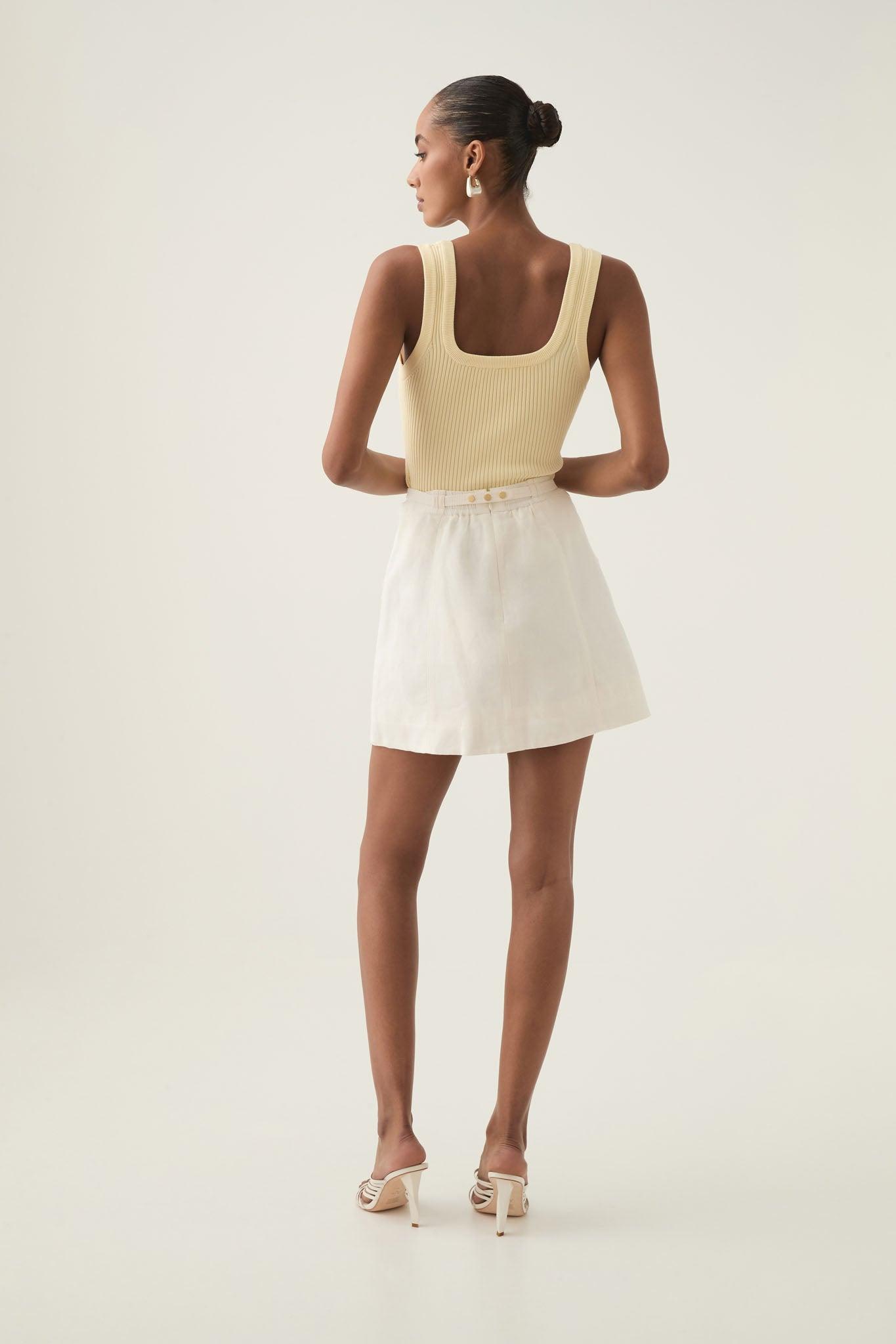 Christine Belted Mini Skirt Product Image