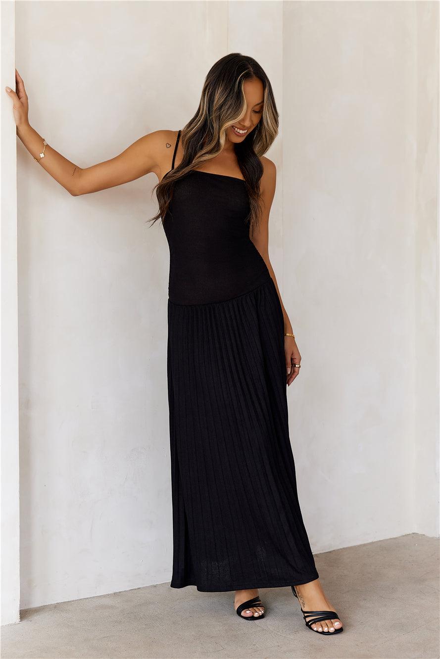 Subtle Luxury Maxi Dress Black Product Image