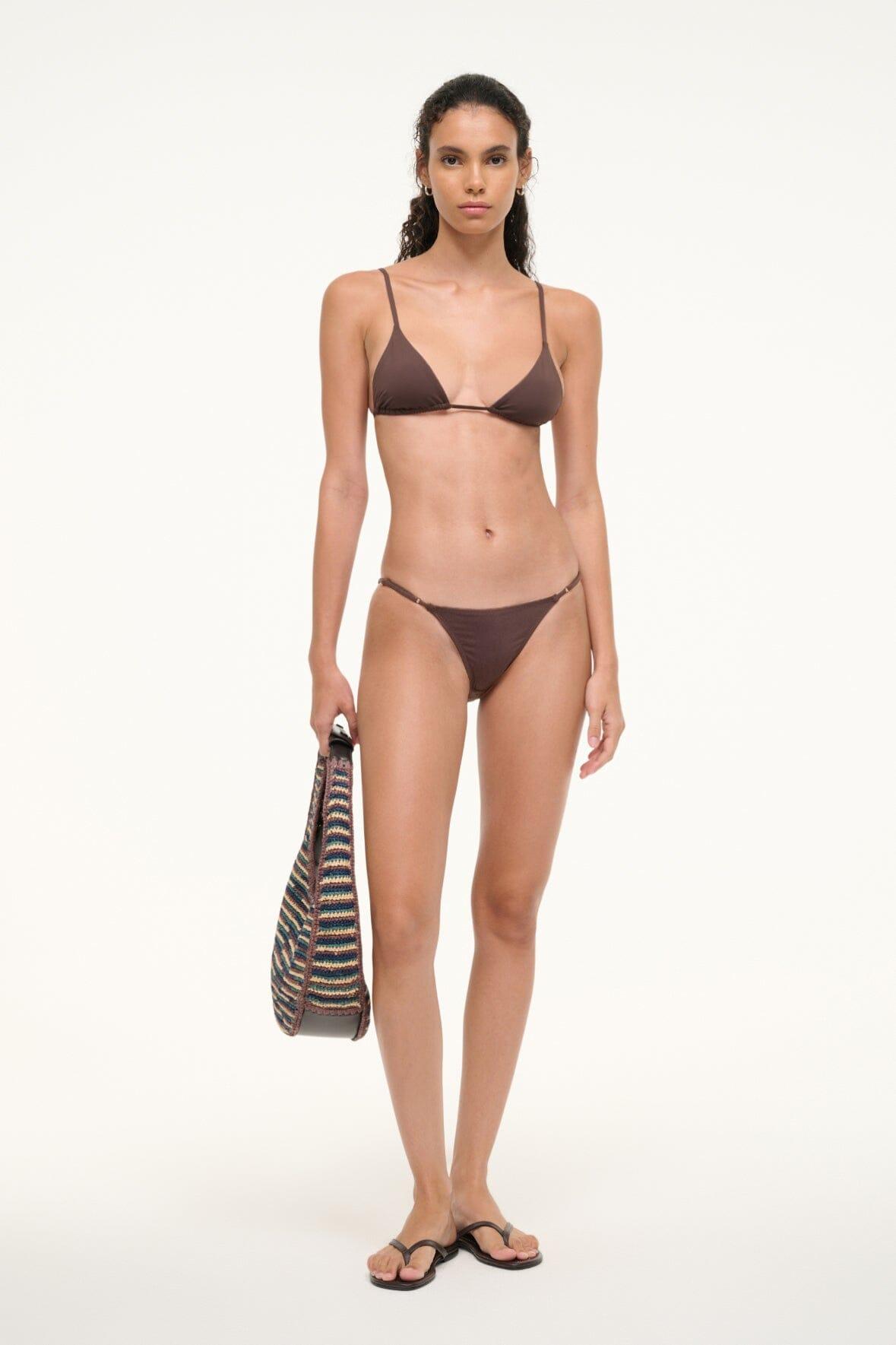 ALEXIS BIKINI TOP | DARK CHOCOLATE Product Image