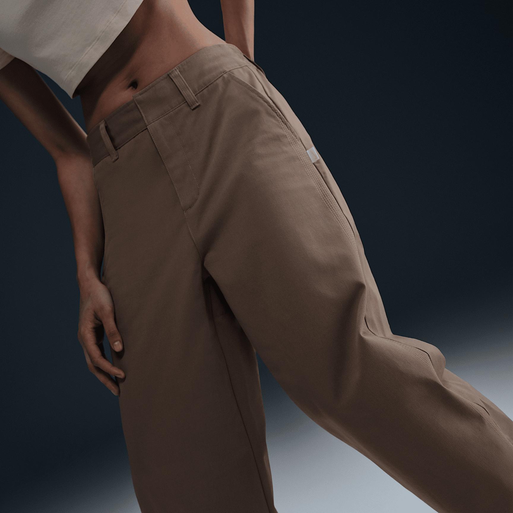 Nike Sportswear Collection Women's Mid-Rise Twill Trousers Product Image