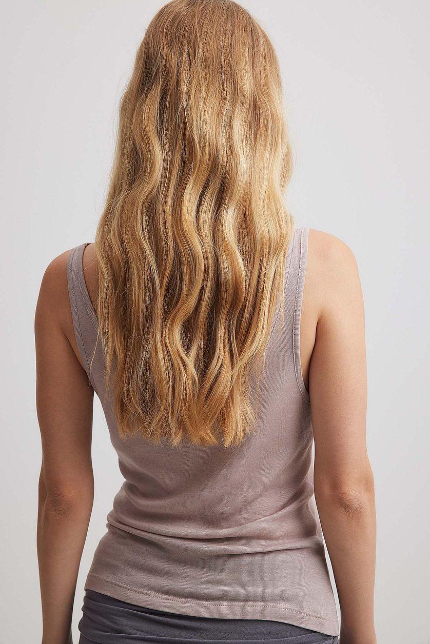 Curved Neckline Tank Top Product Image