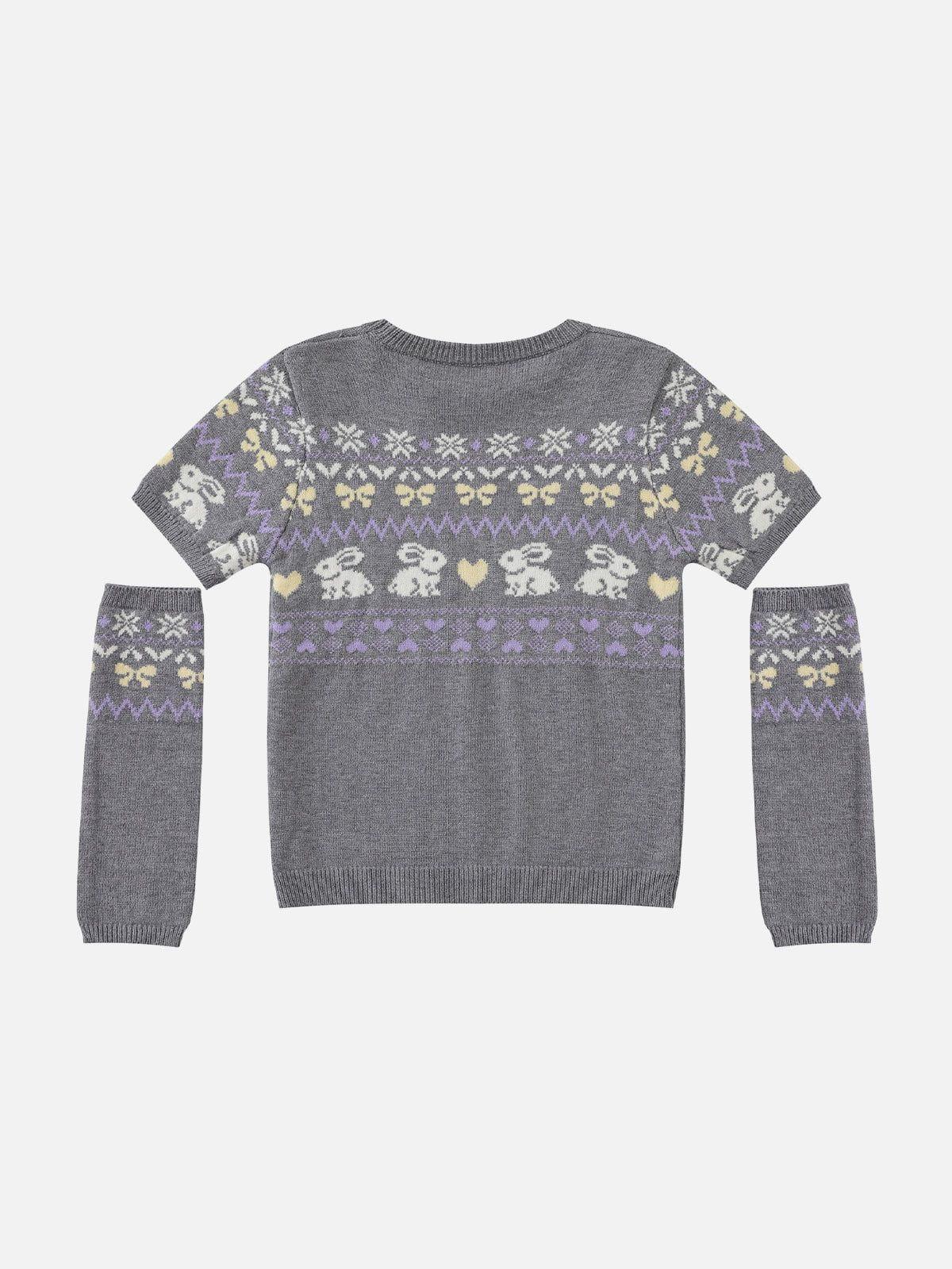 Aelfric Eden Fair Isle Graphic Knit Tee Female Product Image