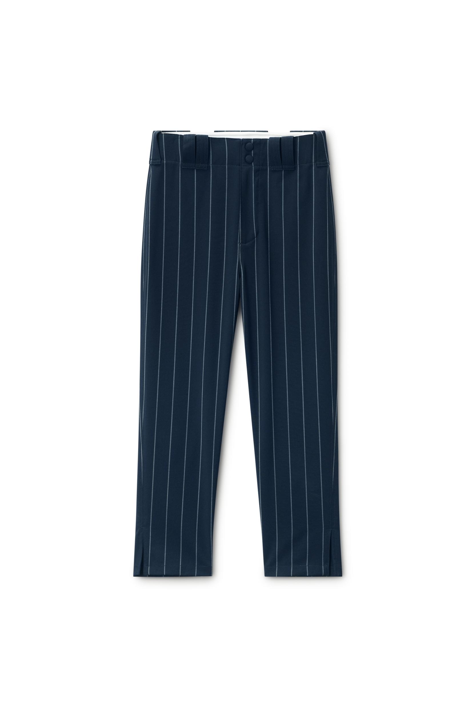Baseball Pinstripe Capri Pants Product Image