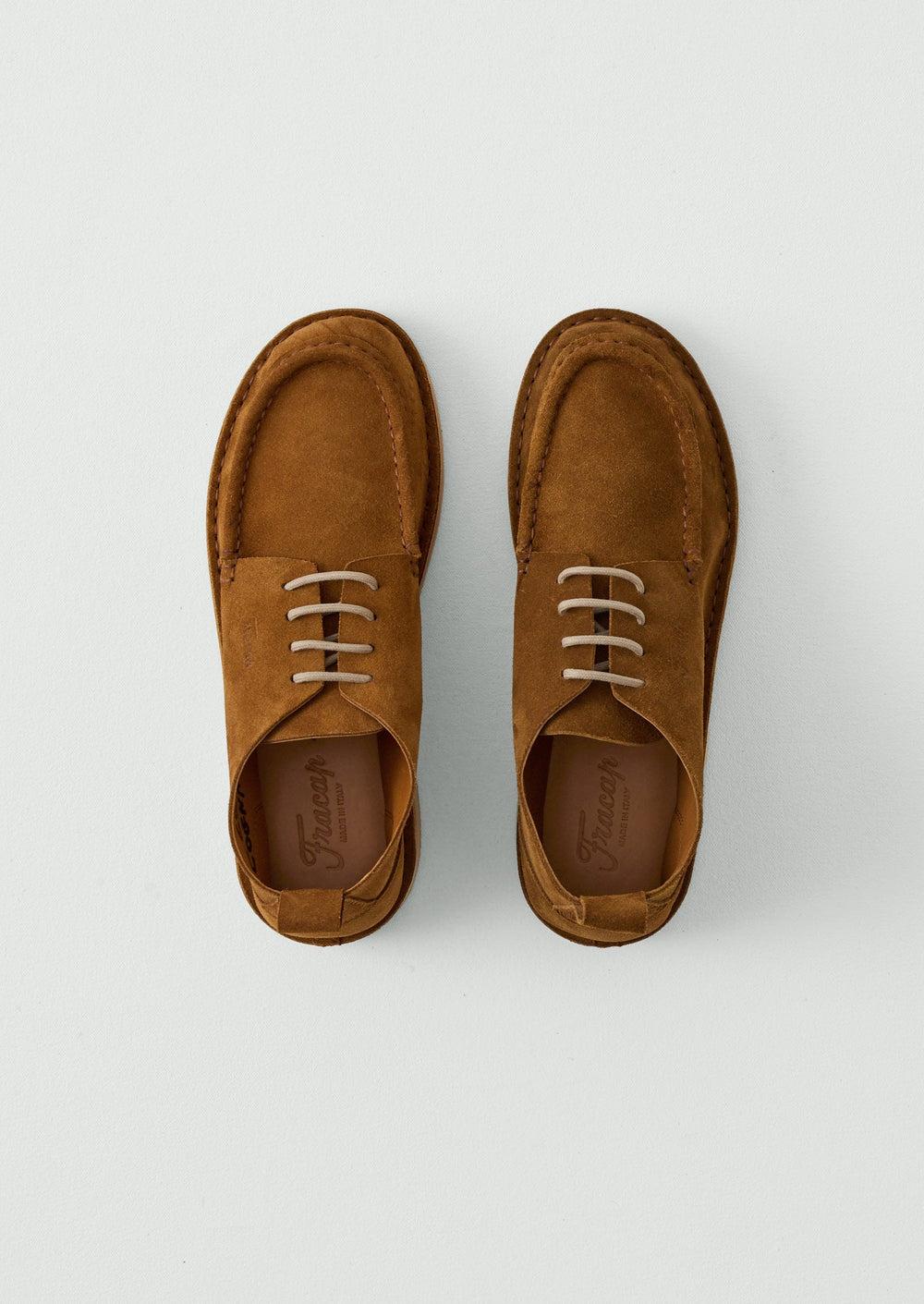 Fracap Suede Camp Shoes | Tabacco Product Image