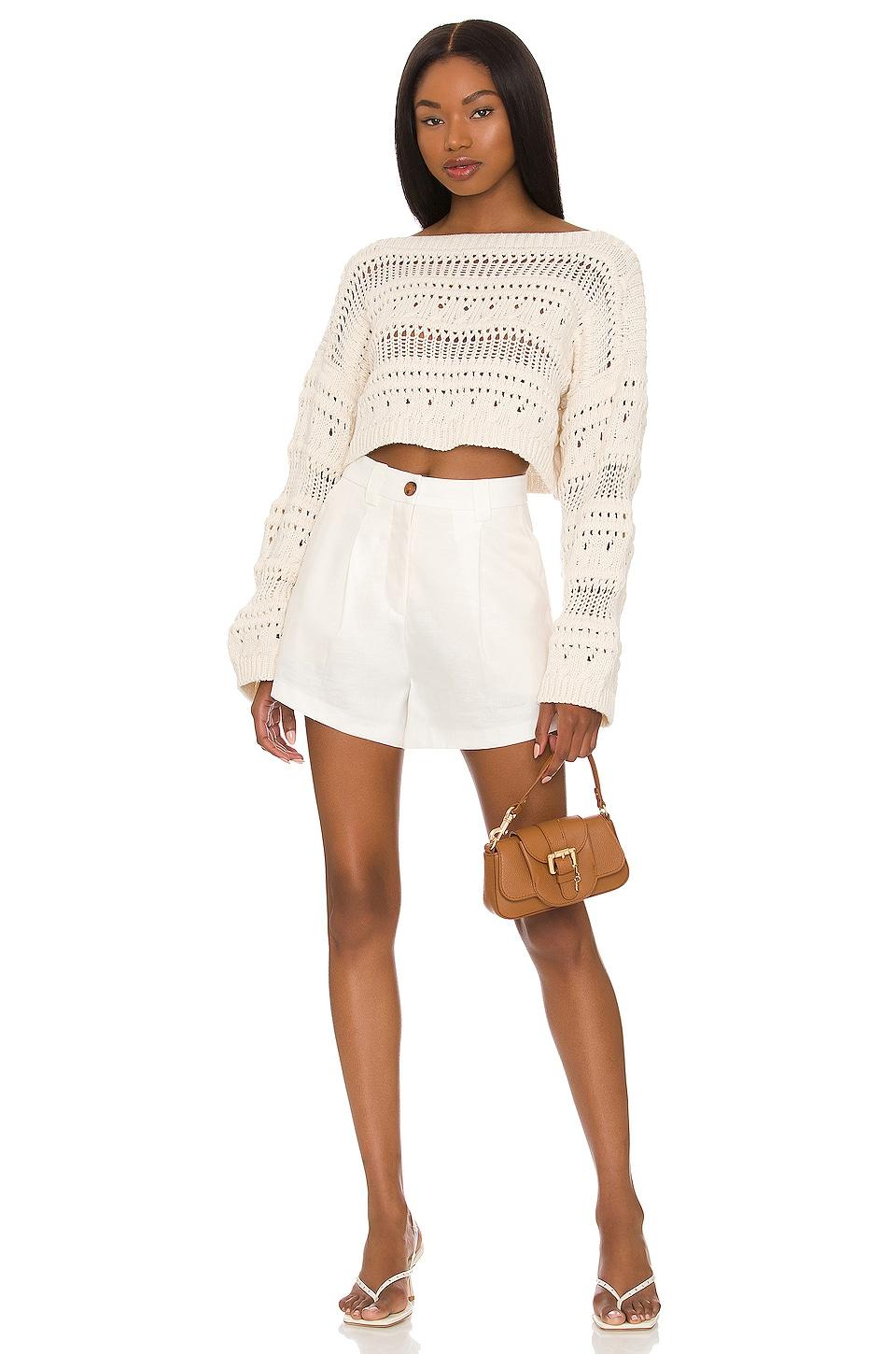 Francis Open Stitch Cropped Pulllover Tularosa Product Image