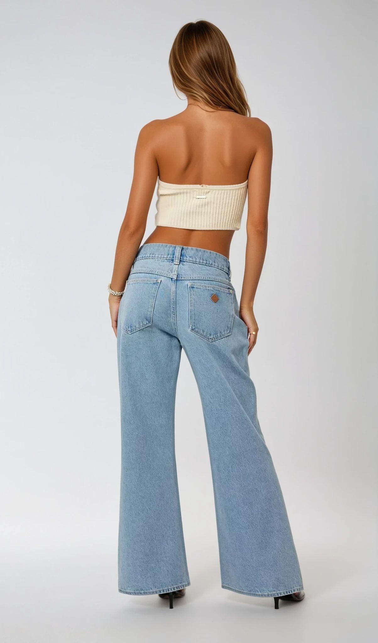 ABRAND 99 BAGGY FLARE JEANS PARIS Product Image