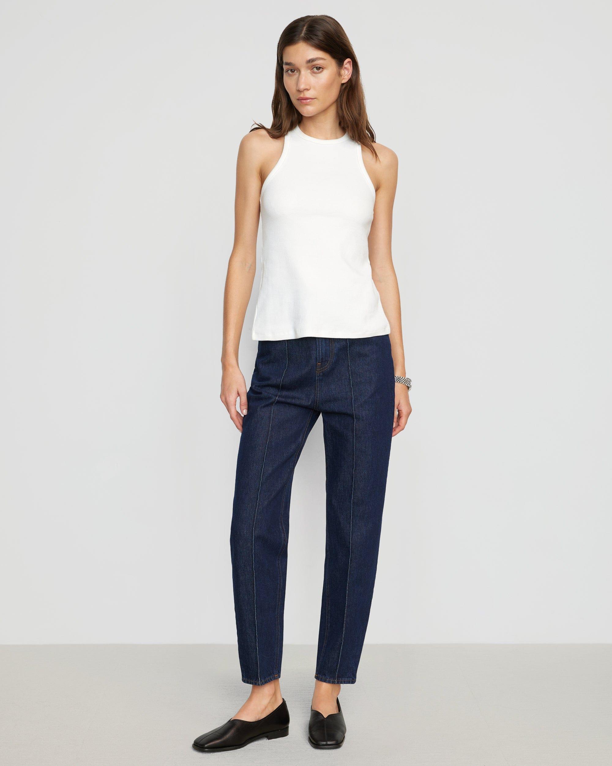 Tory Split-Back Ribbed Tank Product Image