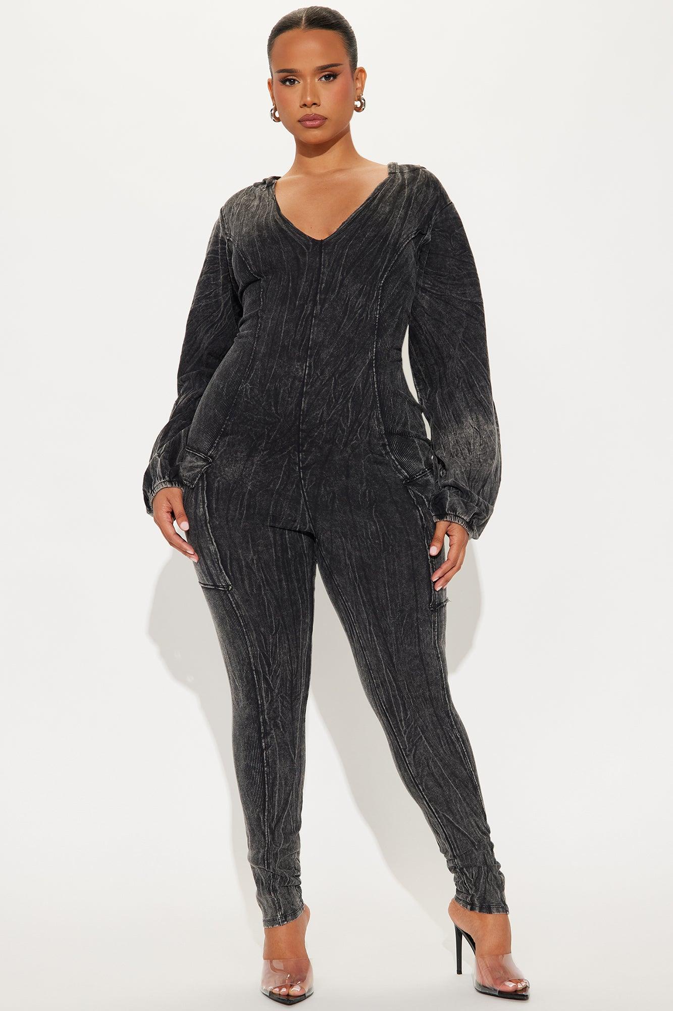 Next Level Lounge Jumpsuit - Black Product Image
