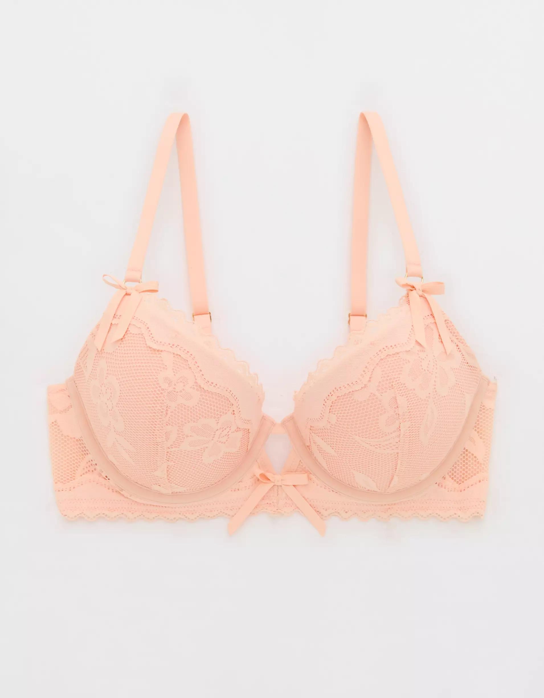 Show Off Feeling Femme Lace Plunge Push Up Bra Product Image