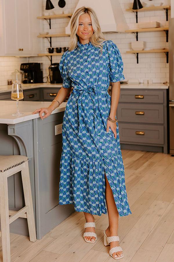 Darling Smile Floral Midi Dress Product Image