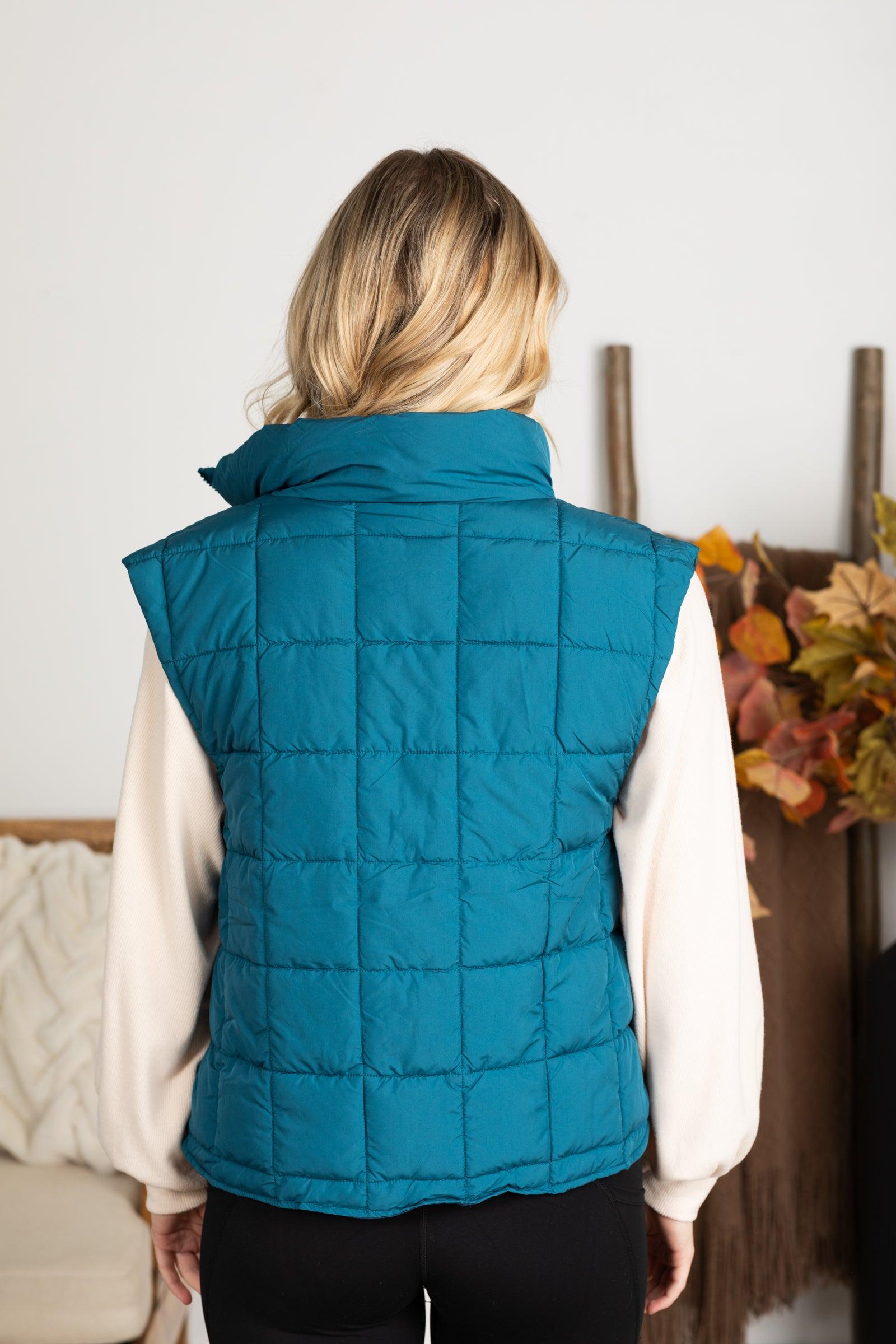 Solid Puffer Padded Vest Product Image