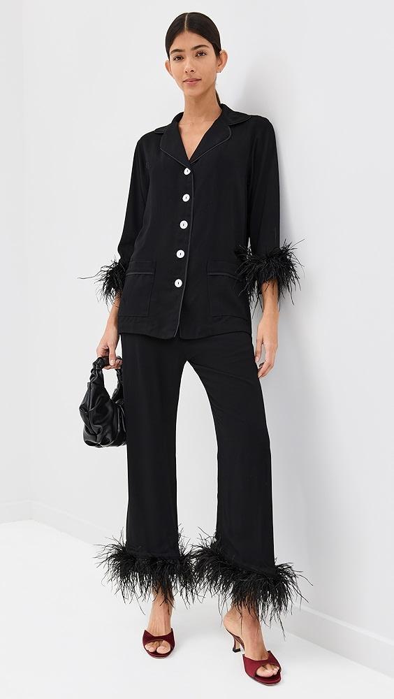 Sleeper Party Pajama Set with Double Feathers | Shopbop Product Image