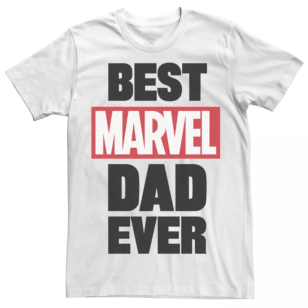 Men's Marvel Best Marvel Dad Graphic Tee,  Product Image