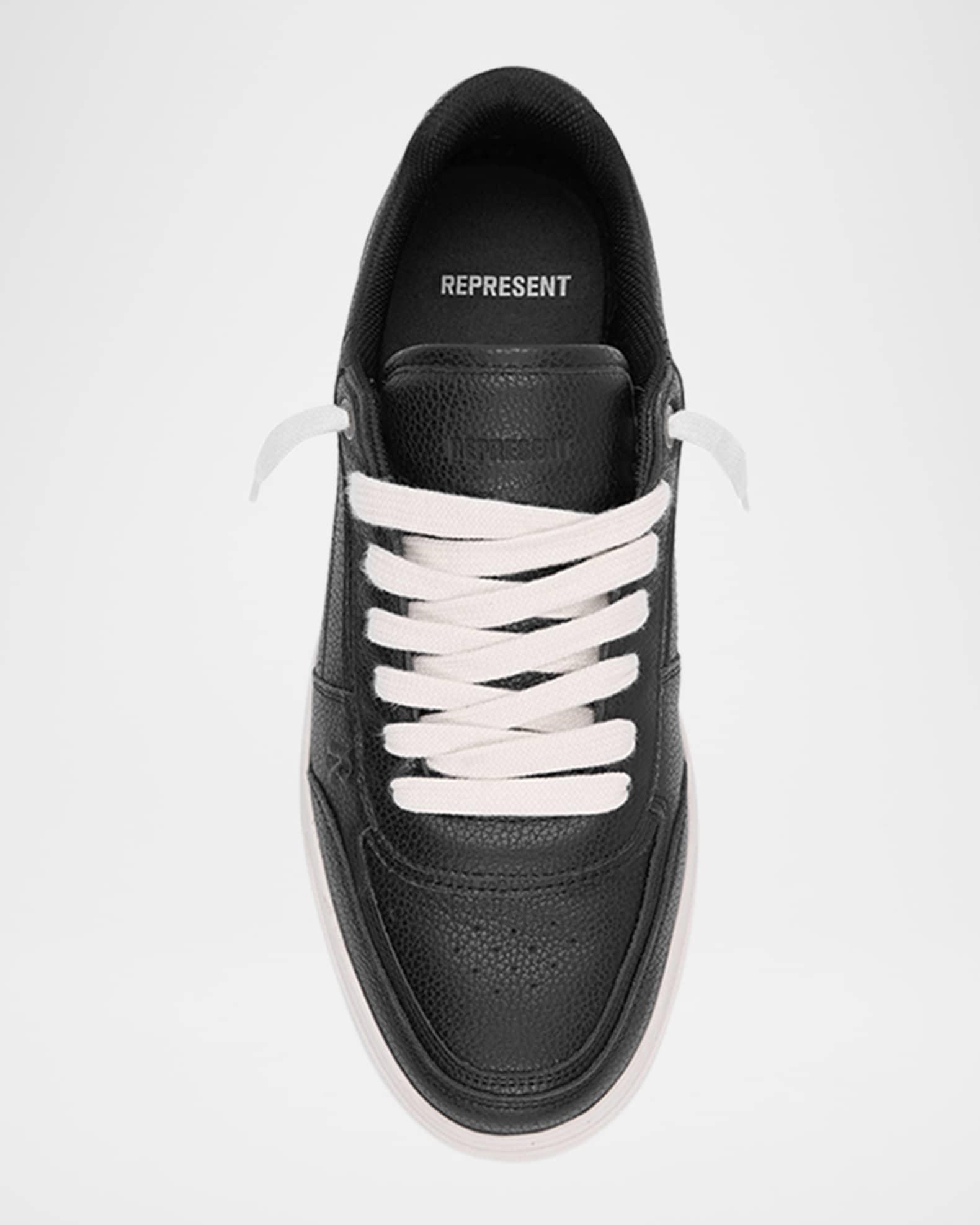 Men's Initial Leather Low-Top Sneakers Product Image