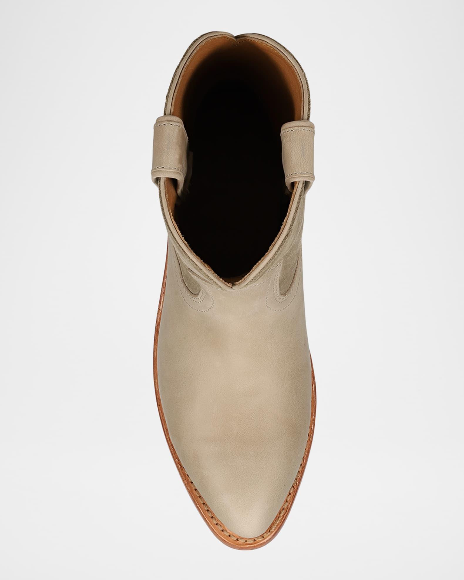 Billy Mixed Leather Western Short Boots Product Image