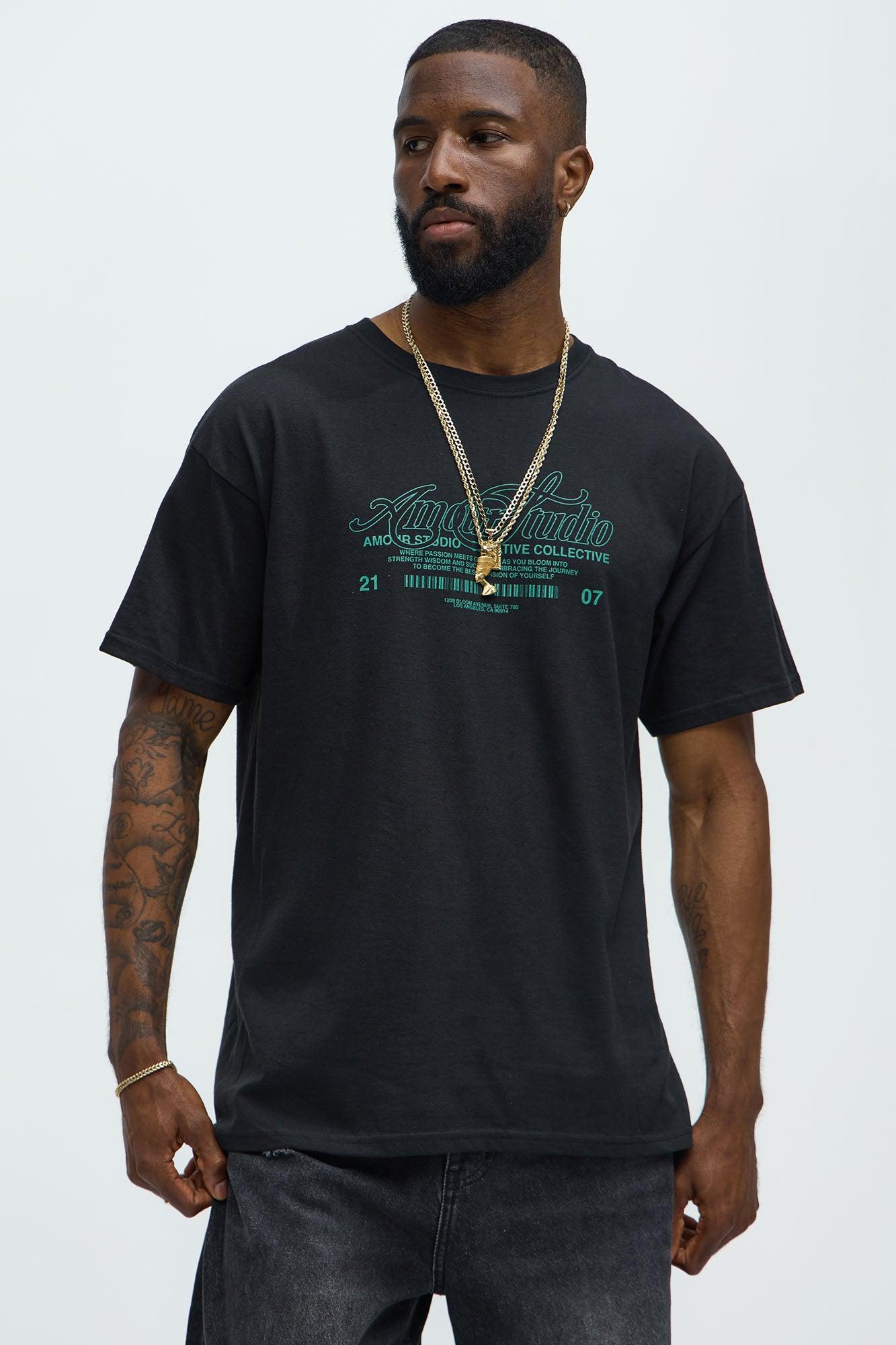 Amour Studio Short Sleeve Tee - Black Product Image